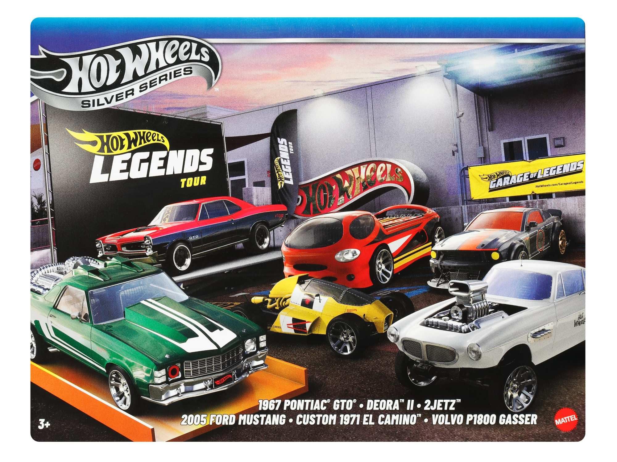 Hot Wheels HW Legends 1:64 Scale Die-Cast Vehicles Set of 6 - Multi-Colored Collectible Cars for Kids 3+ 6