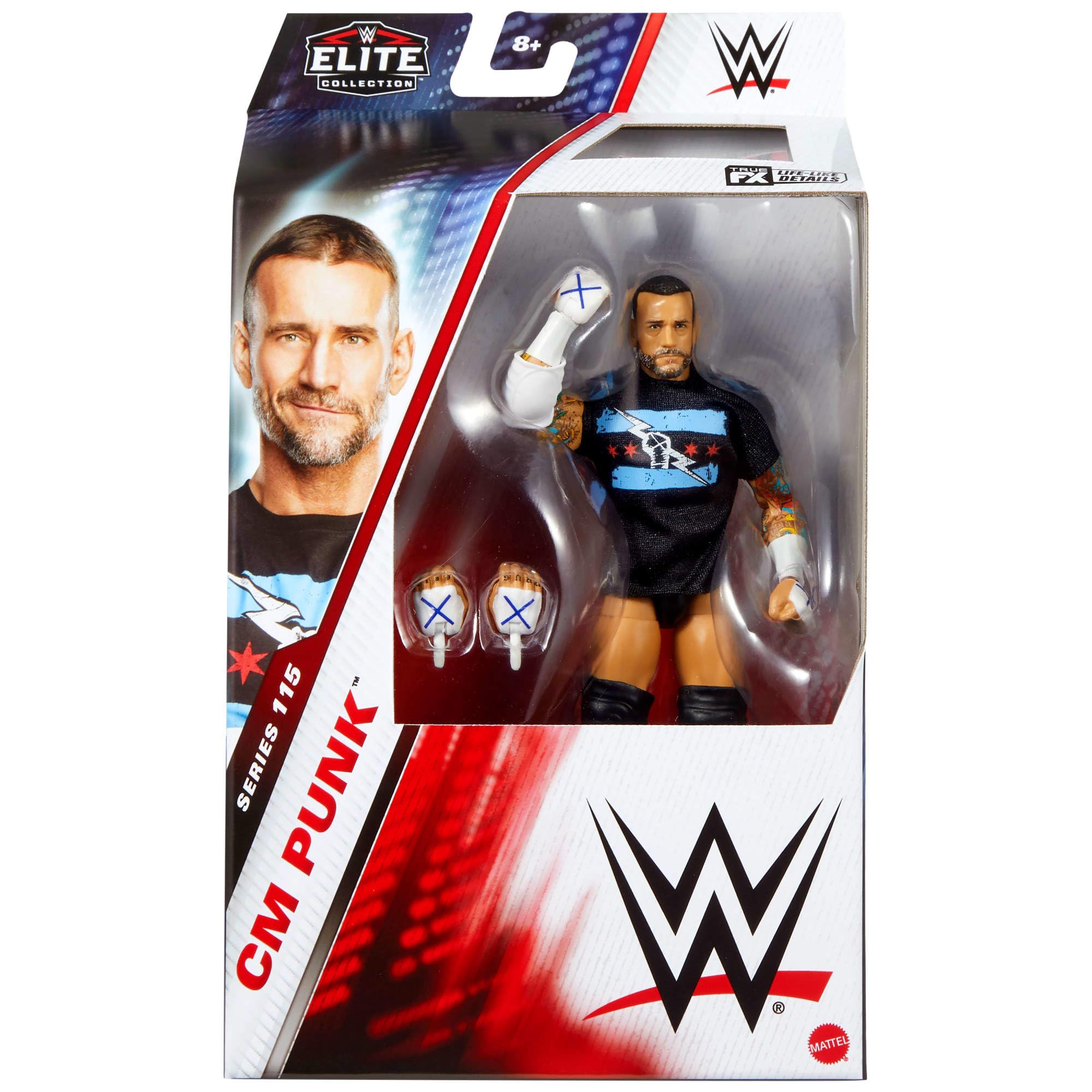 Mattel WWE Elite 6-inch Action Figure with Accessories - Series #115 6
