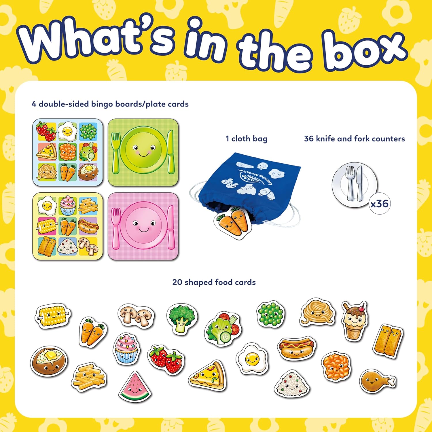 Orchard Toys Fun Food Bingo Board Game
