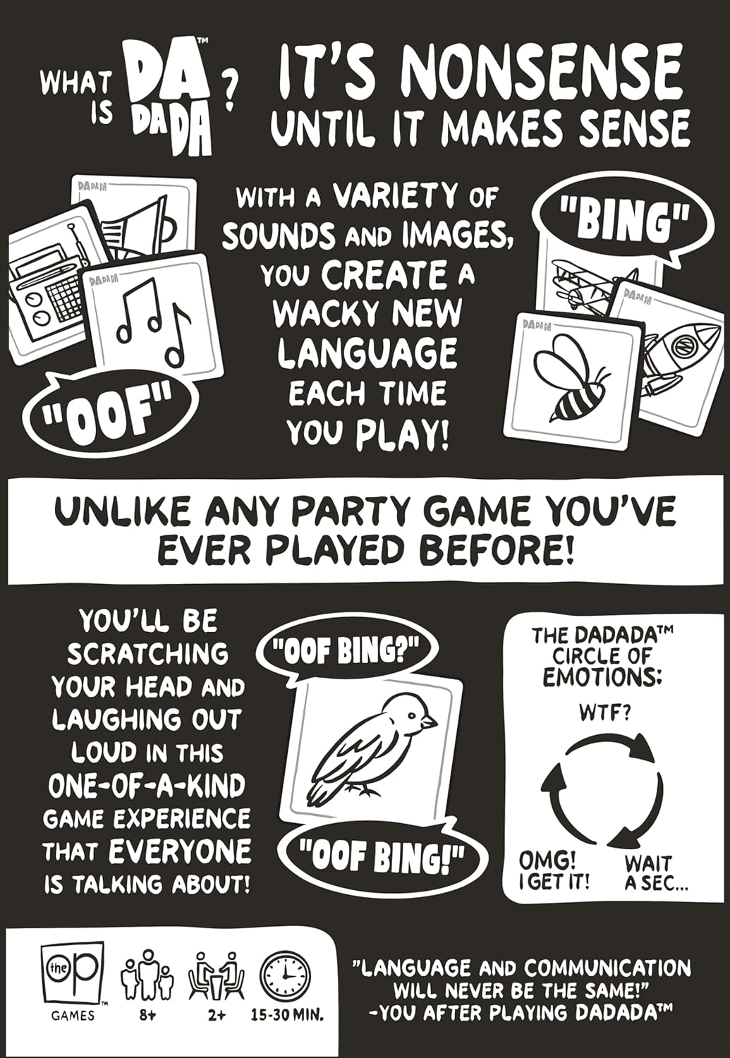 USAOPOLY Dadada The Outlandish Party Game 11