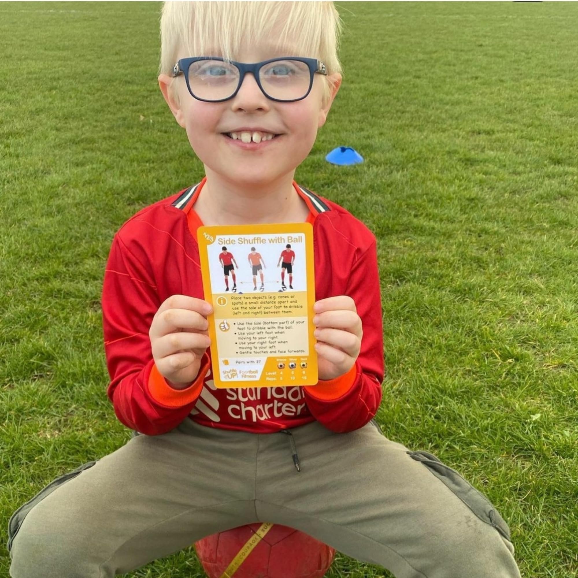 Shuffle Up Football Games - Family Card Game with 70+ Fun & Active Fitness Challenges 4
