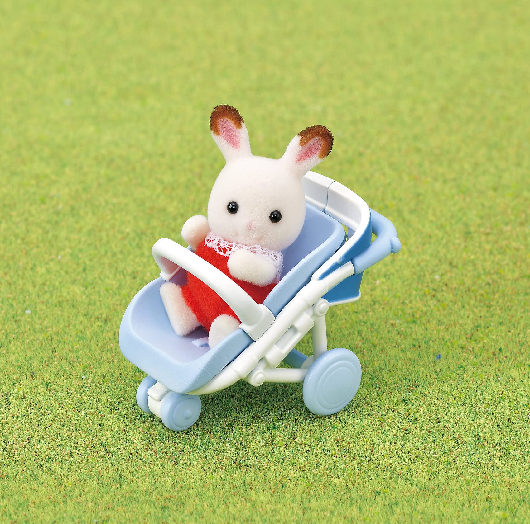 Sylvanian Families 5448 Family Cruising Car Vehicle Playset - Convertible Car with Removable Roof & Baby Buggy 9