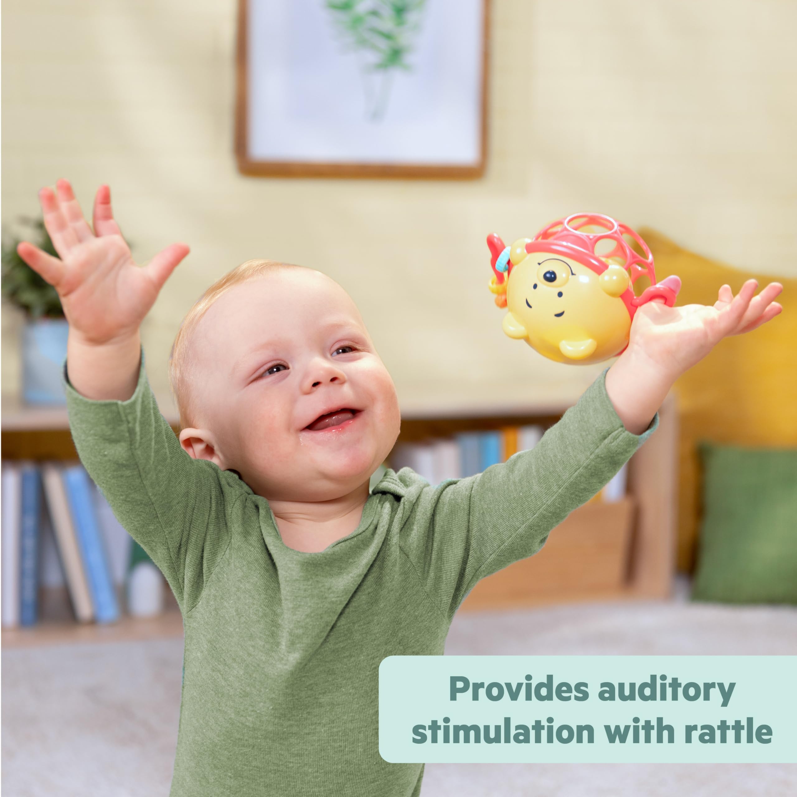 Bright Starts Disney Baby Winnie The Pooh Jingle & Shake Oball Rattle Toy for Infants 4