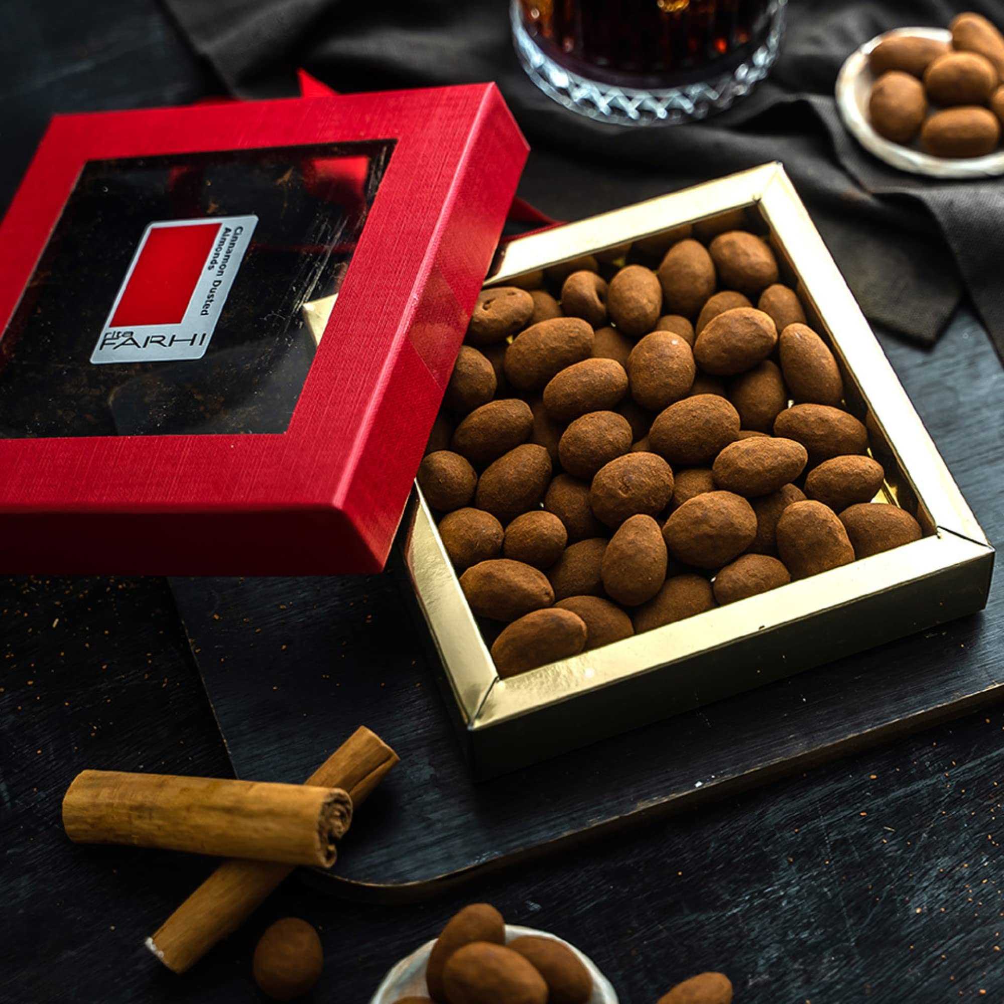 Rita Farhi Milk Chocolate Coated Hazelnuts Luxury Gift Box 200g - Palm Oil Free 11