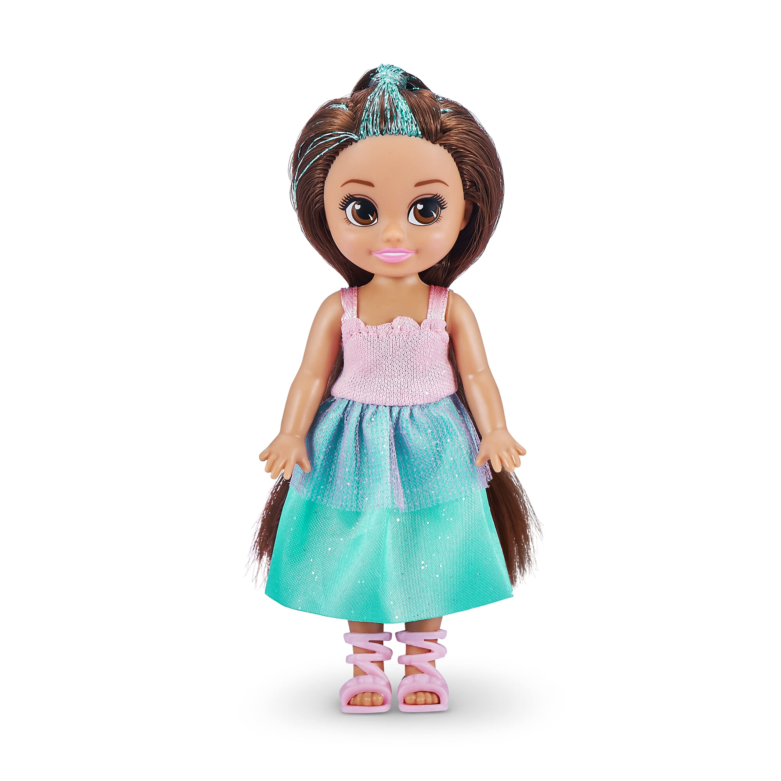 Sparkle Girlz Princess Collectible Fashion Dolls - 6 Pack with Interchangeable Outfits & Poseable Design 3