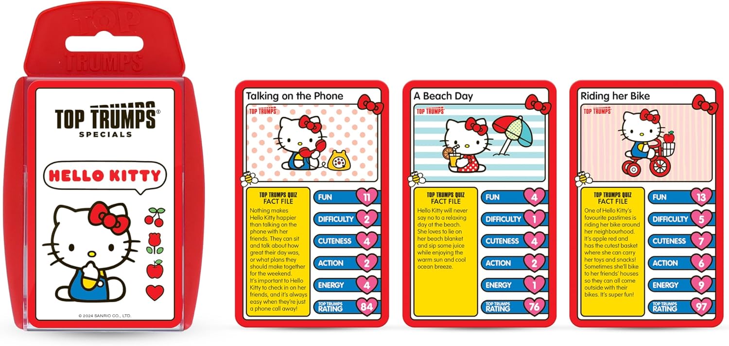 Top Trumps Hello Kitty Specials Card Game - Official Merchandise for Fans 4