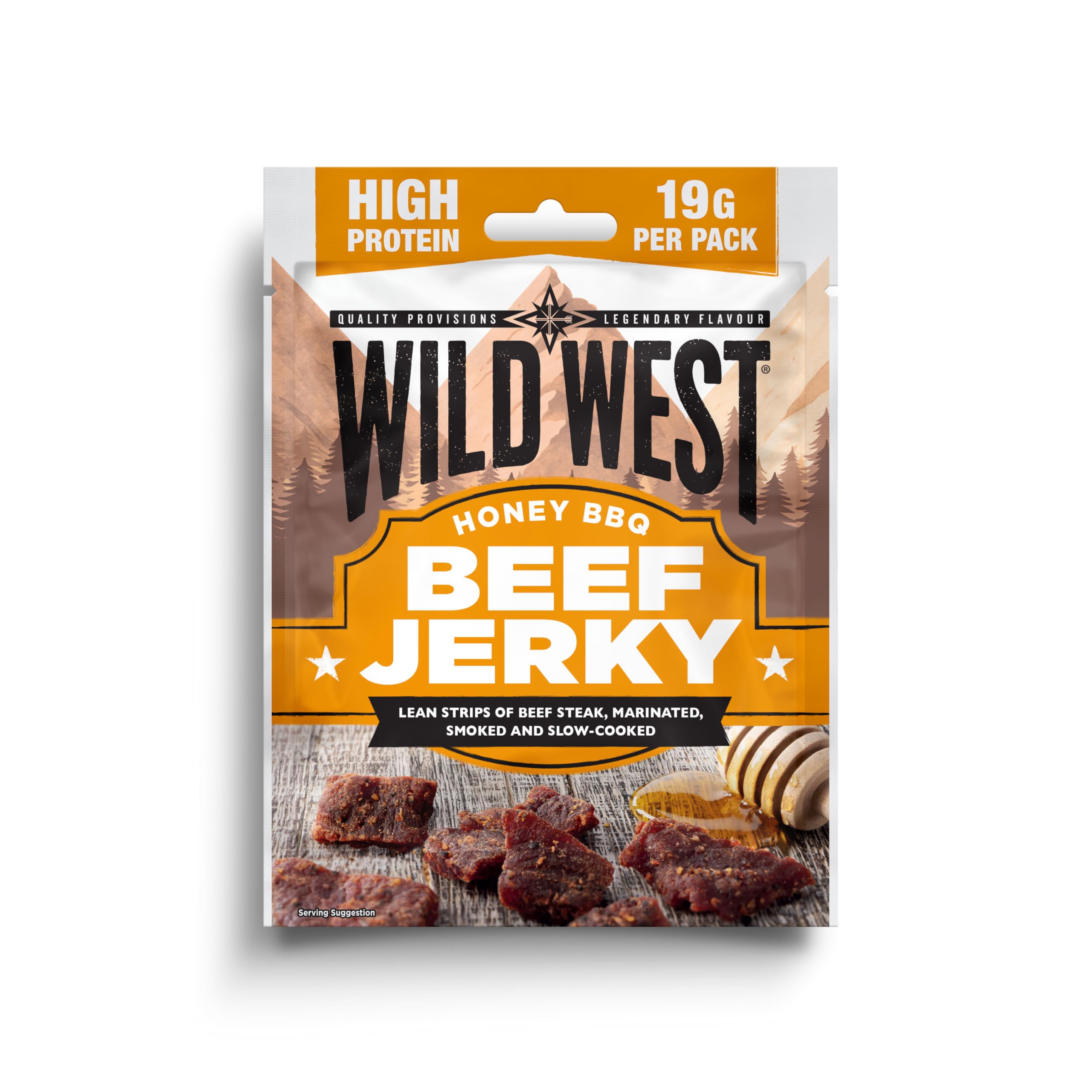 Wild West Honey BBQ Beef Jerky 12 x 60g