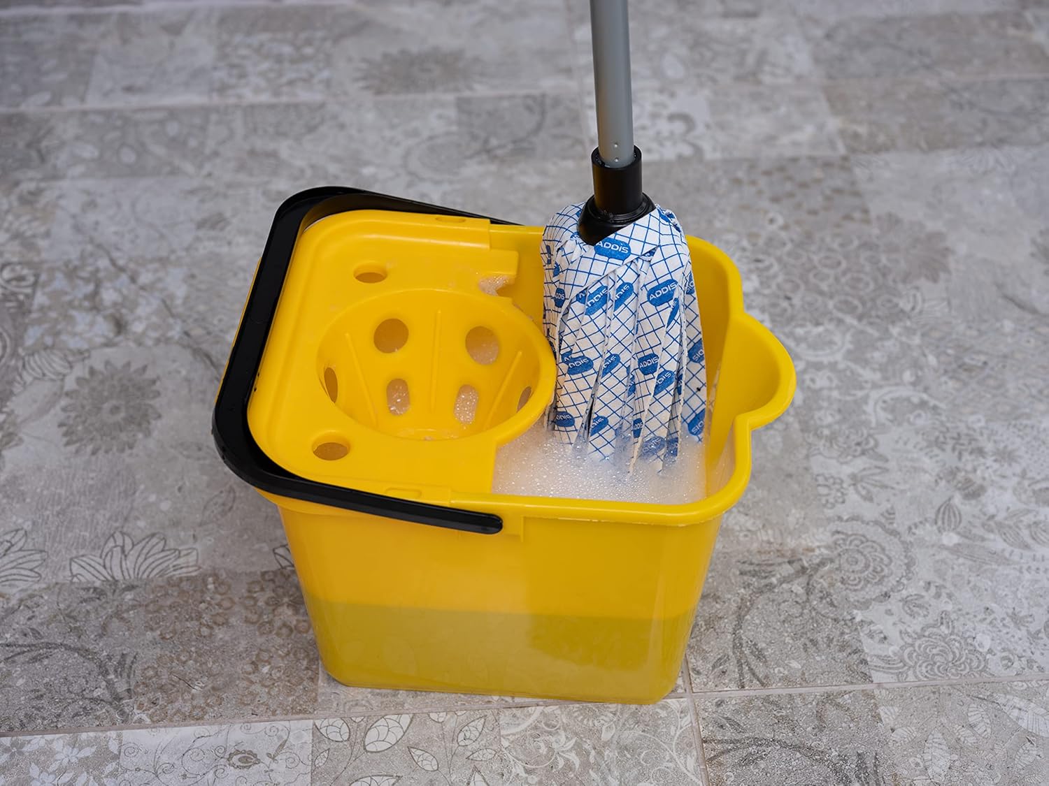 Addis Mop Pail and Wringer 12L - Sunshine Yellow 7