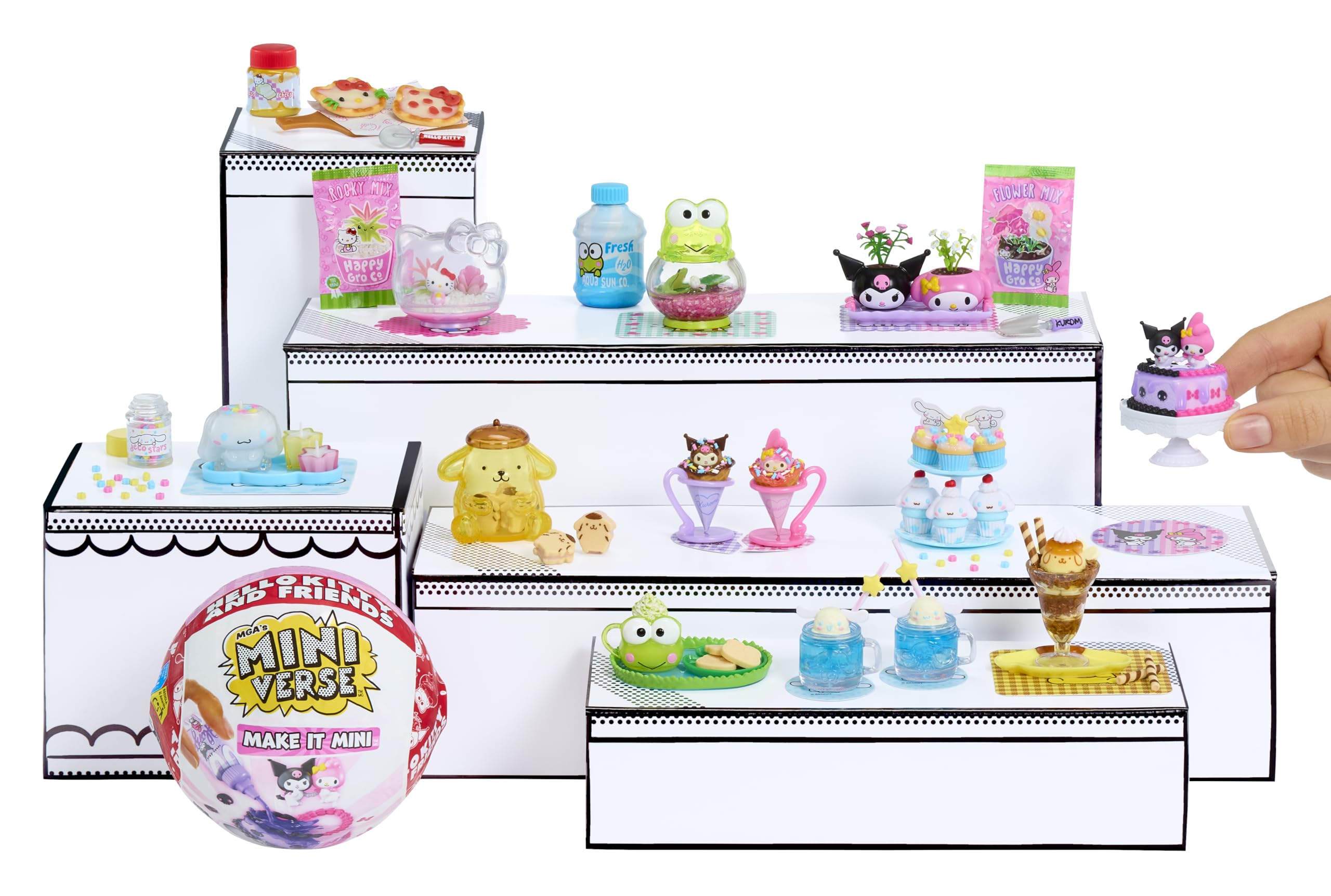 MGA's Miniverse Make It Mini Hello Kitty and Friends Series 2 - DIY Miniature Craft Set with Blind Packaging, 12 to Collect 6