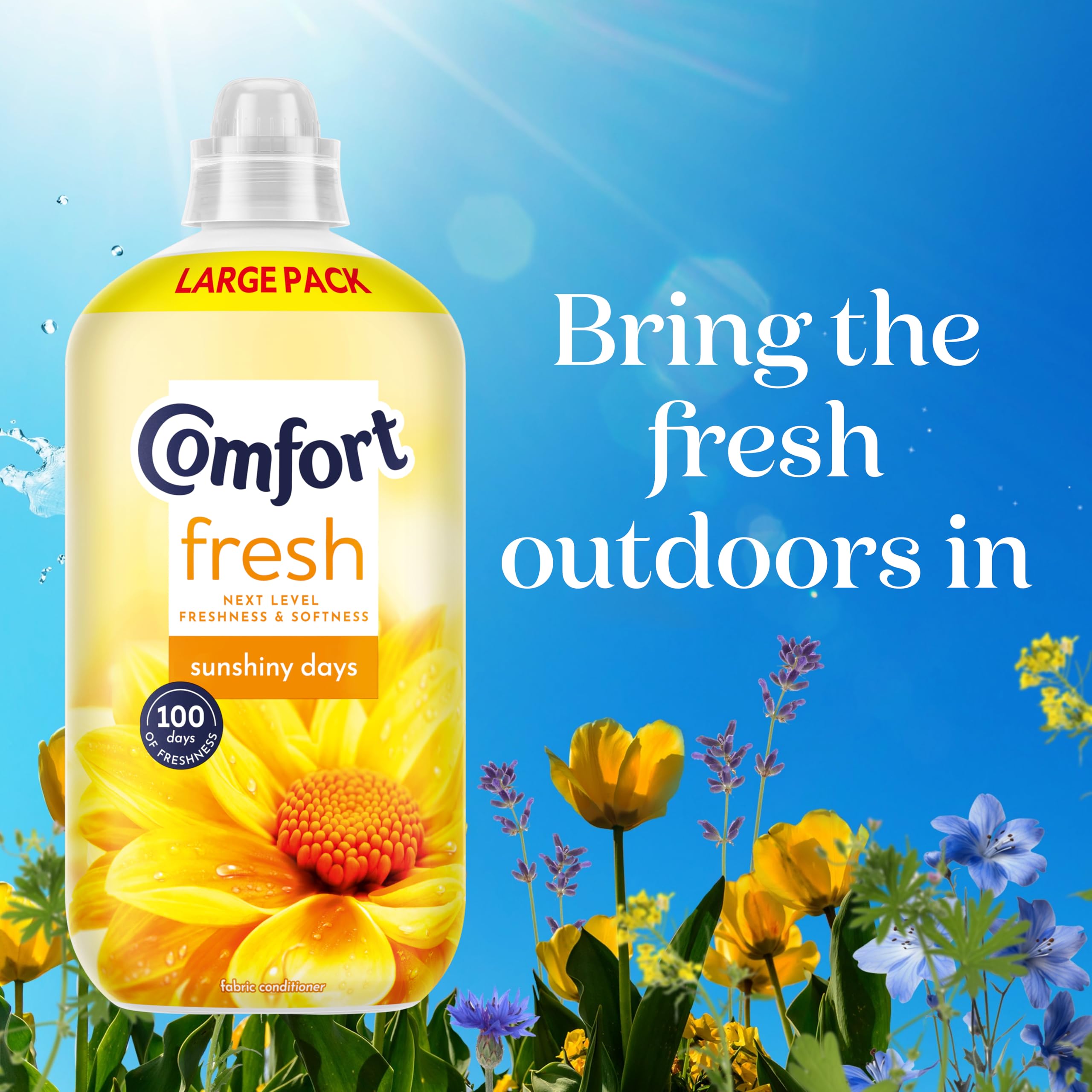 Comfort - Sunshiny Days Fabric Conditioner with Motion-Activated Freshness 3