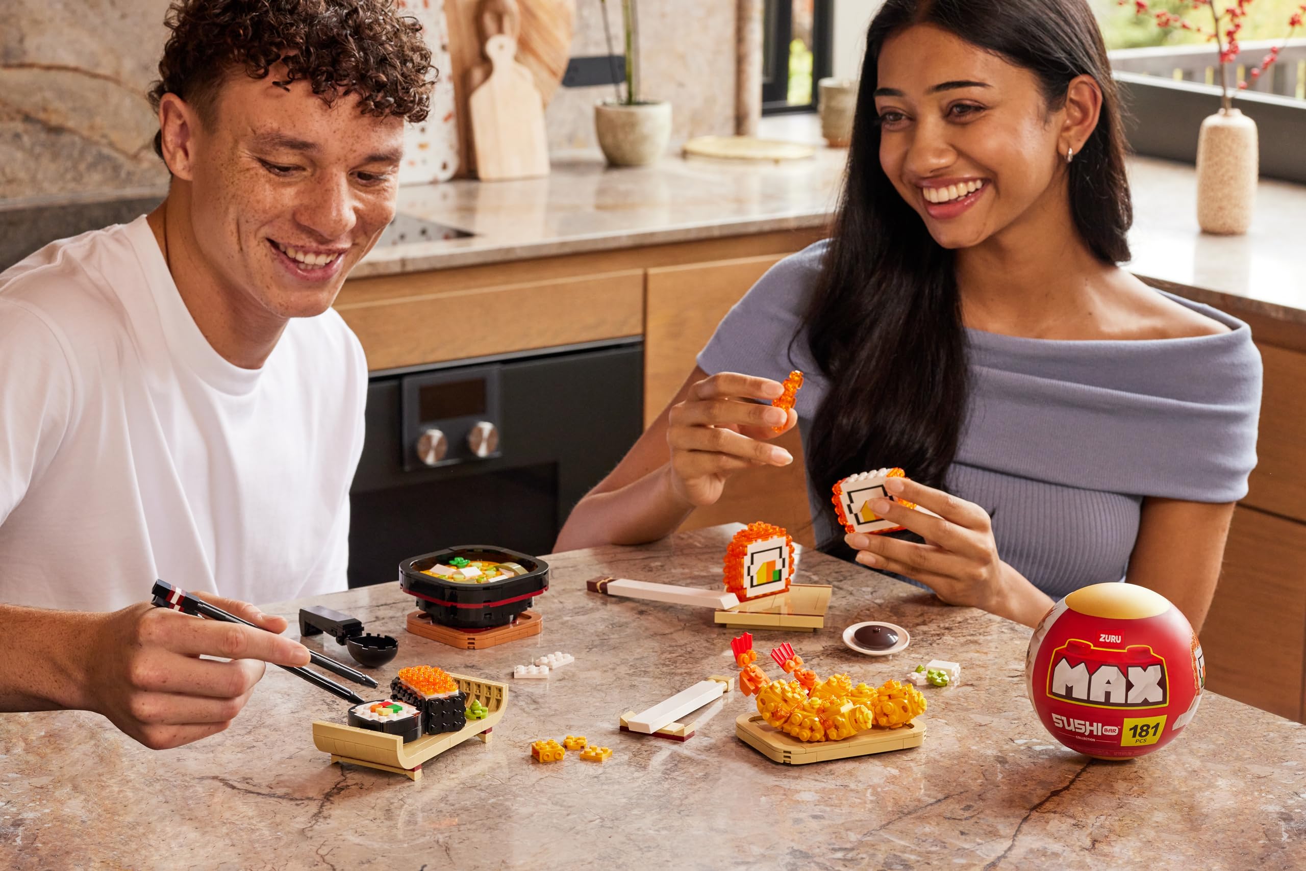 Max Build More Premium Sushi Bar Collection - Building Set for Ages 8+ 4