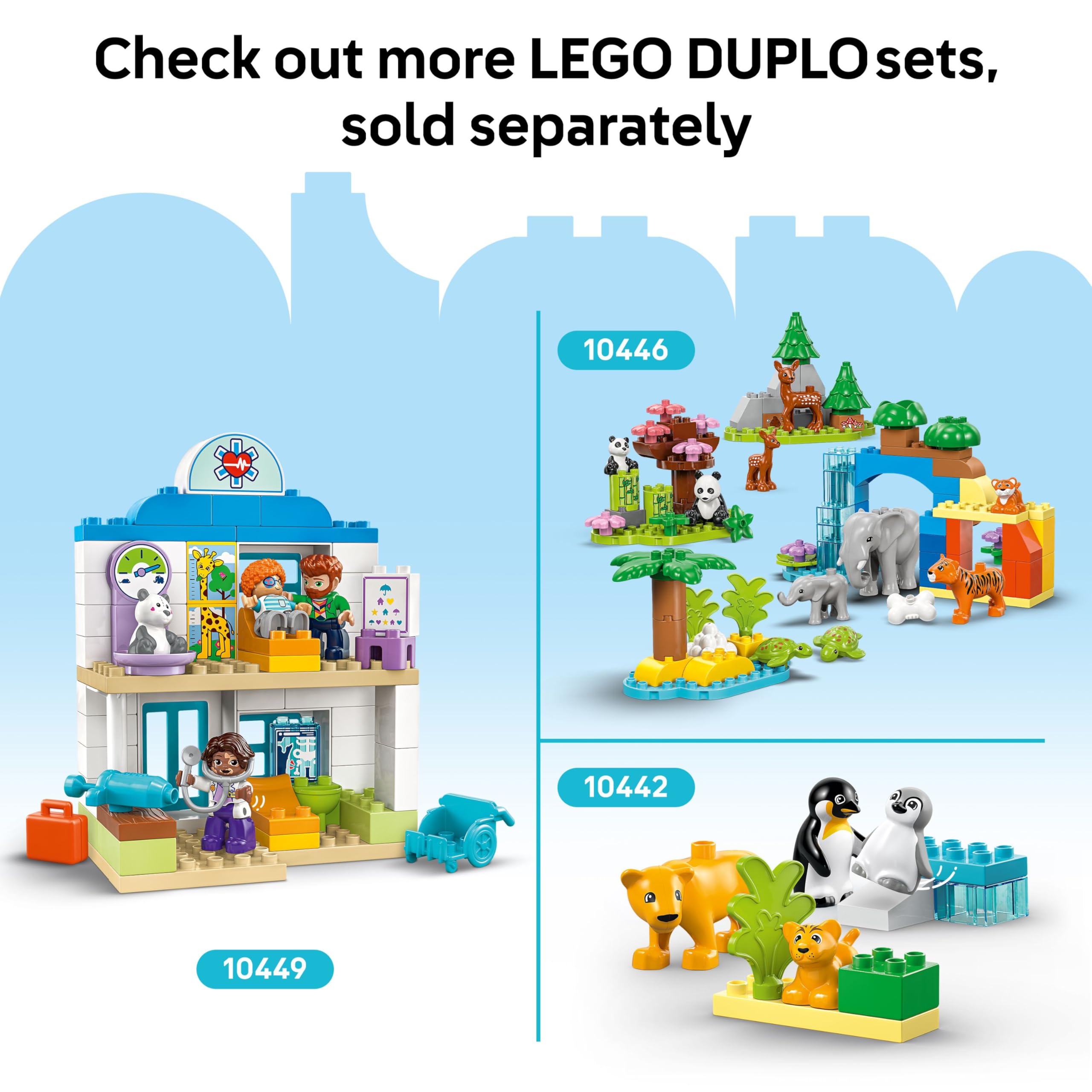 LEGO DUPLO Ambulance & Driver Set - Educational Role Play Toy for Toddlers 2+ 10