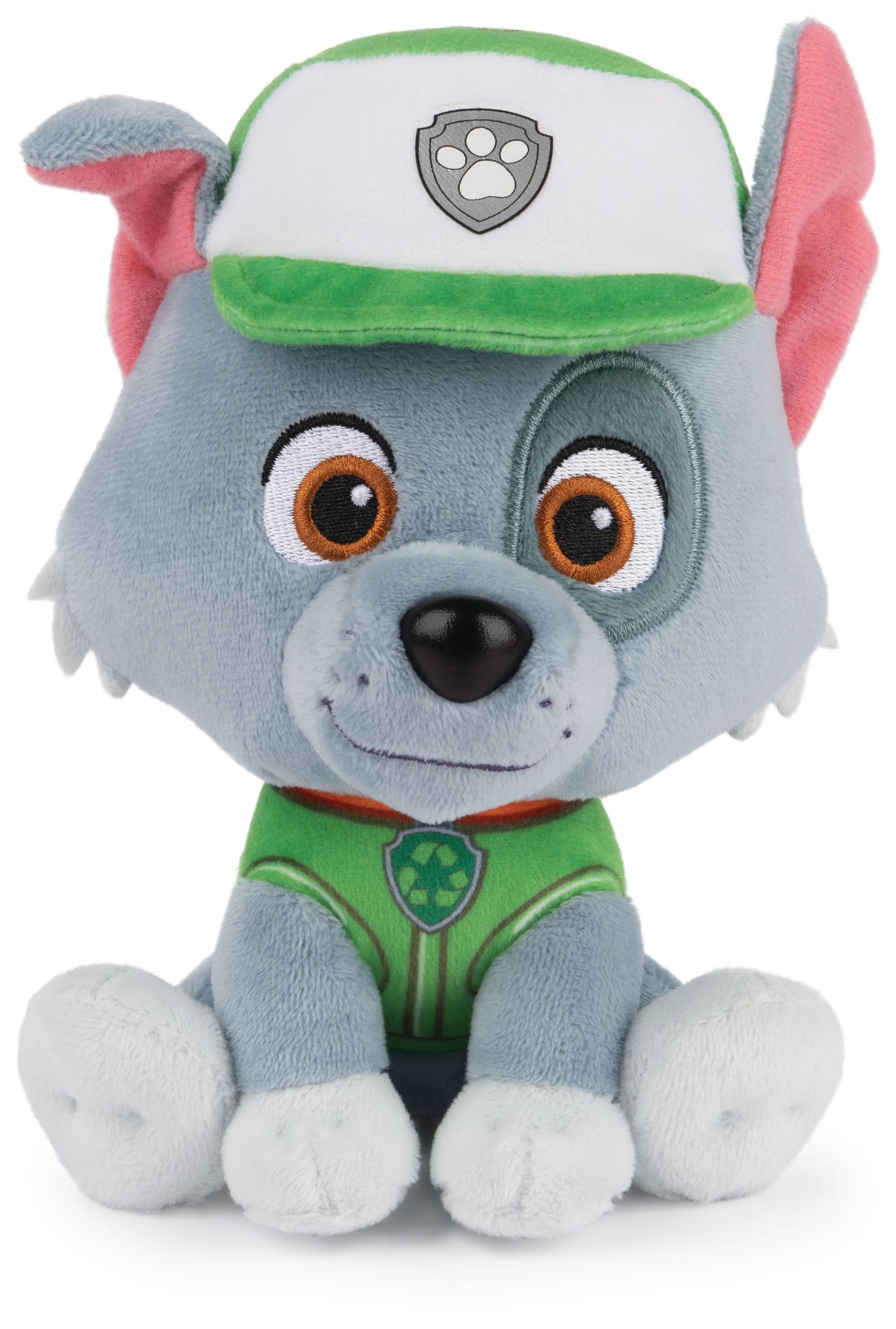 GUND PAW Patrol Rocky Plush Toy - 6" Cuddly Soft Dog for Toddlers 12 Months+