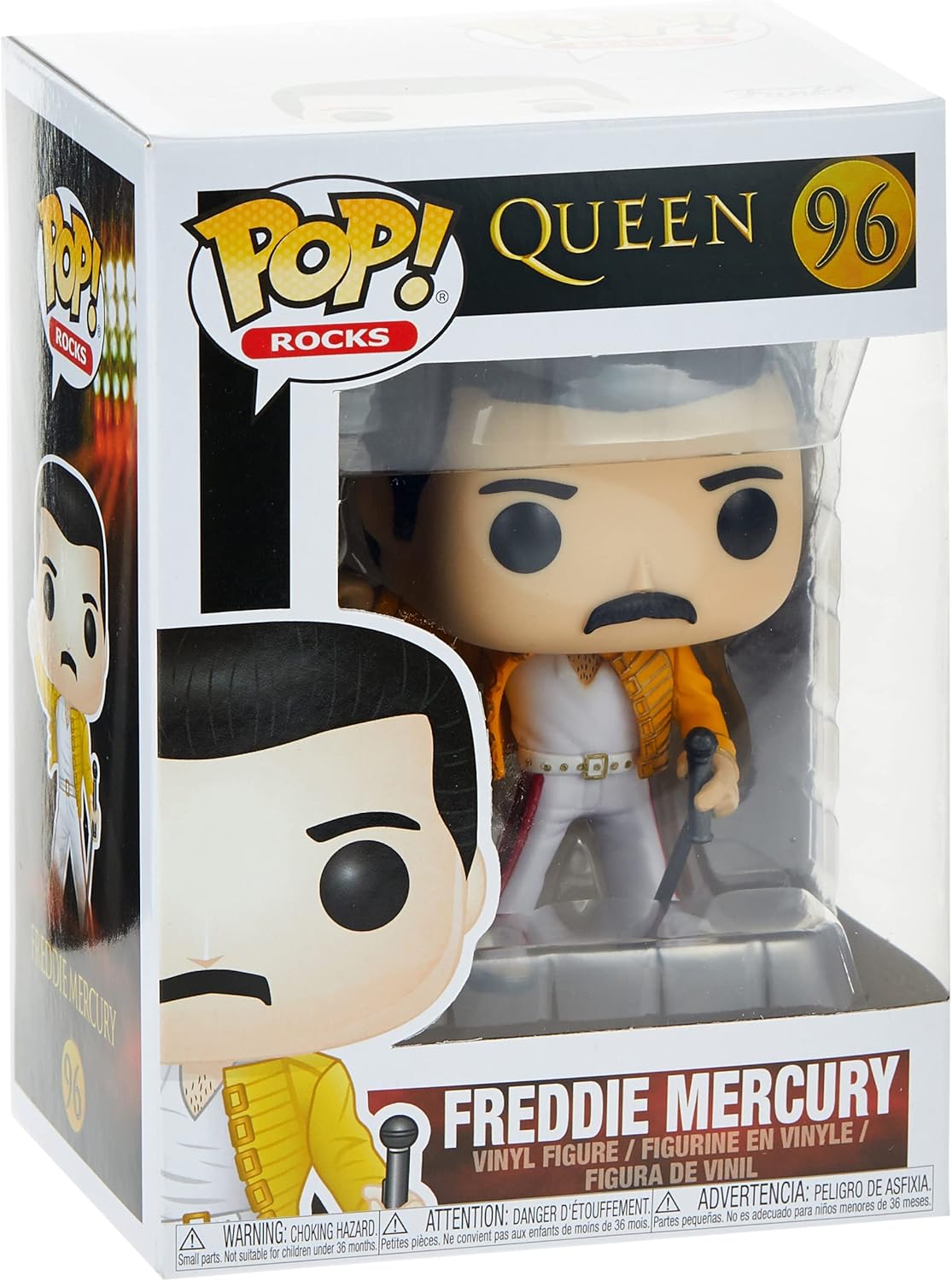Funko Pop! Rocks: Queen - Freddie Mercury (Wembley 1986) Vinyl Figure 3