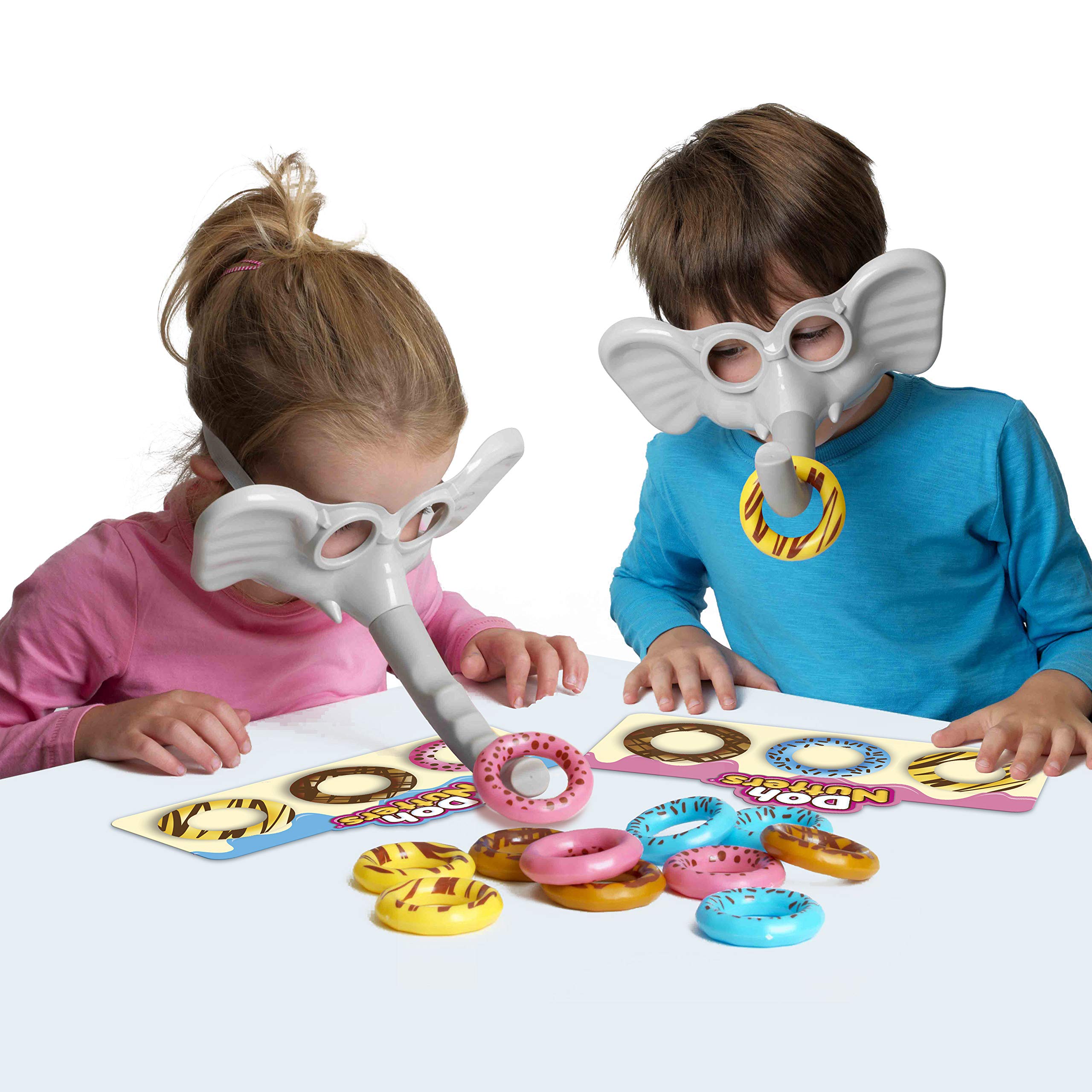 Ideal Doh Nutters: The Elefantastic Game of Picking Up Doughnuts! | Board Game for 2-4 Players