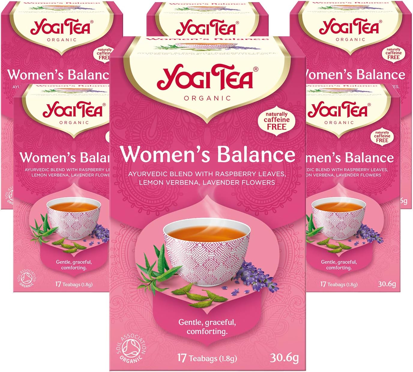 Yogi Tea - Women's Balance Organic Herbal Tea, Caffeine-Free, 102 Tea Bags (6 x 17) 1