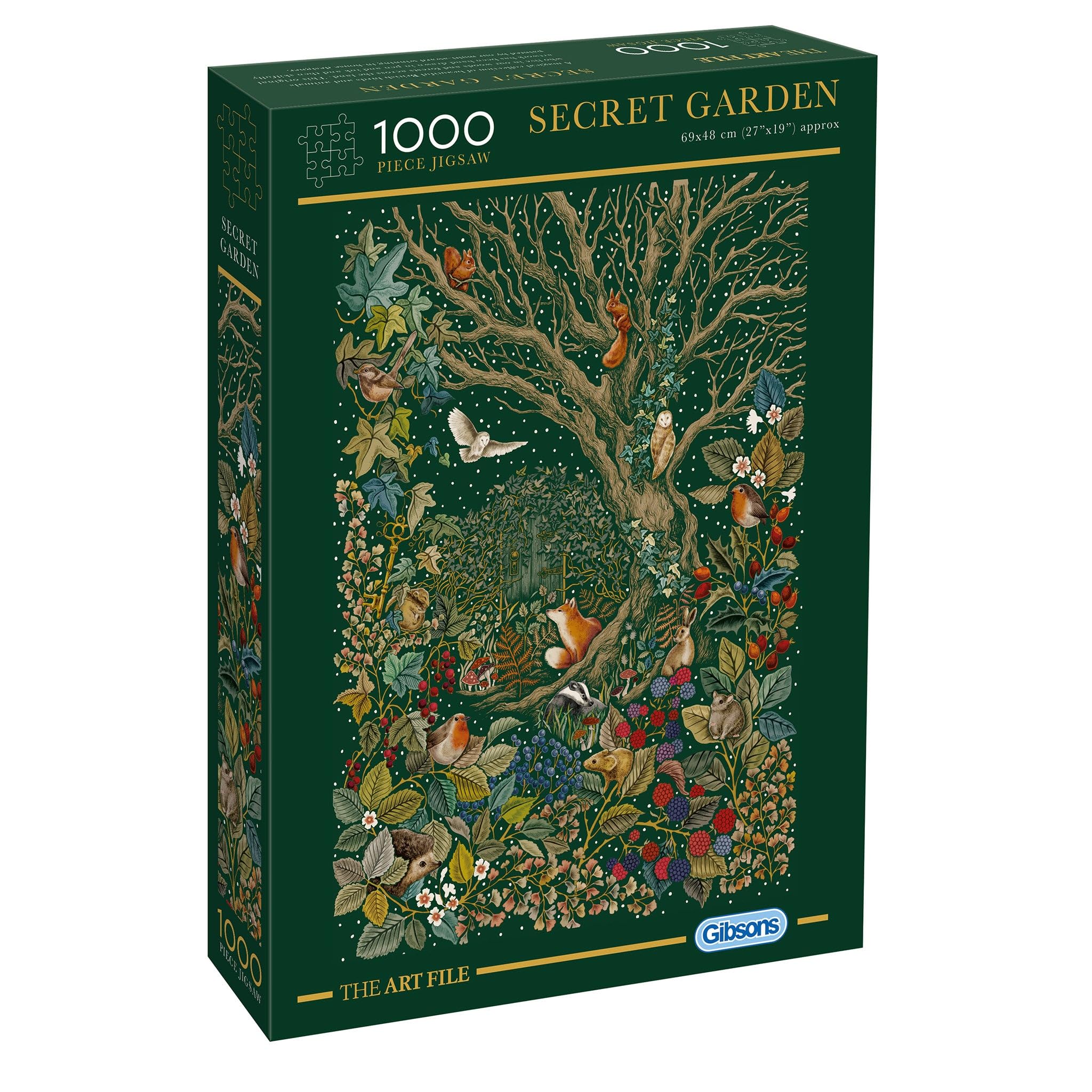 Gibsons Secret Garden 1000 Piece Jigsaw Puzzle for Adults & Teens | Made in UK
