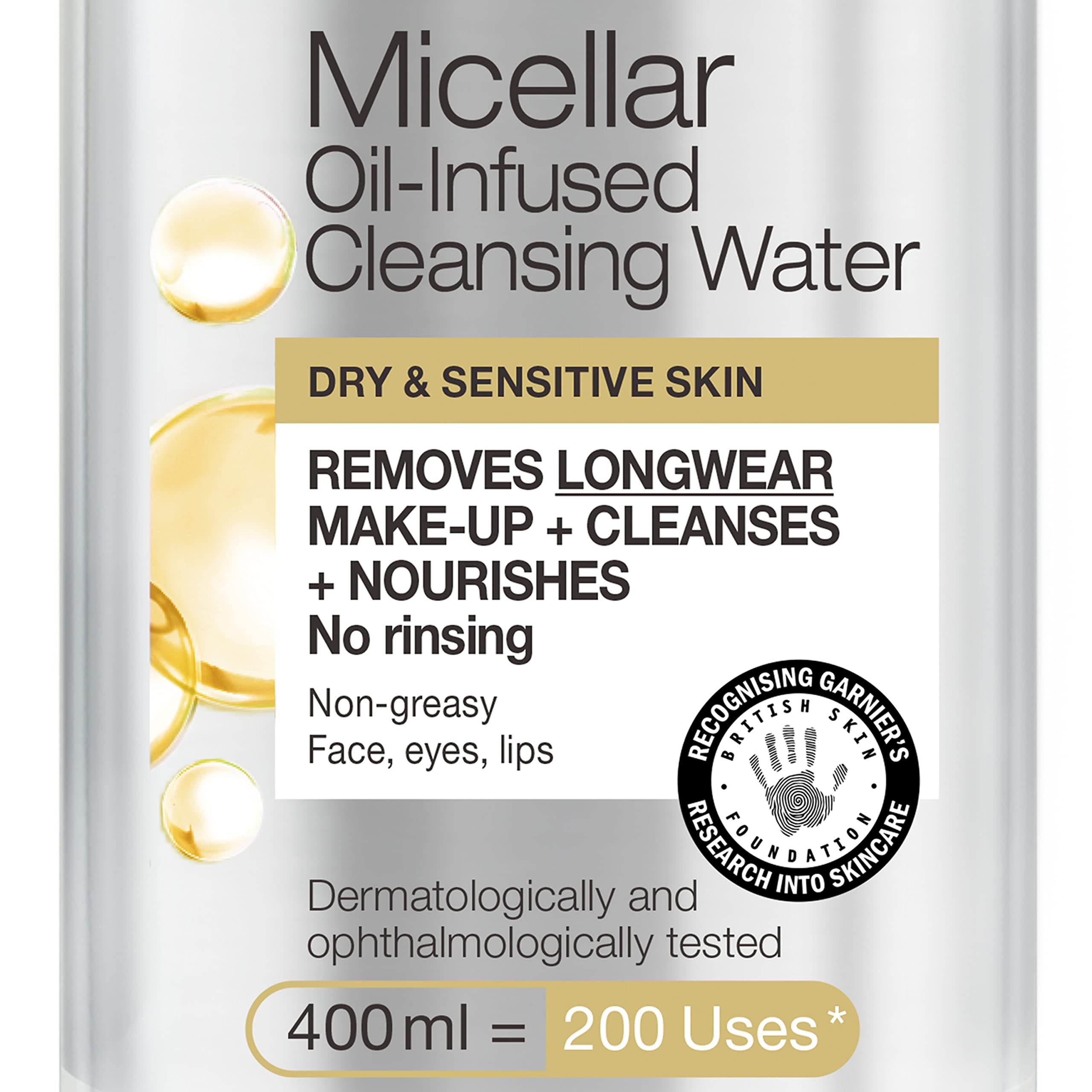 Garnier - Micellar Cleansing Water Oil-Infused (400ml) 3