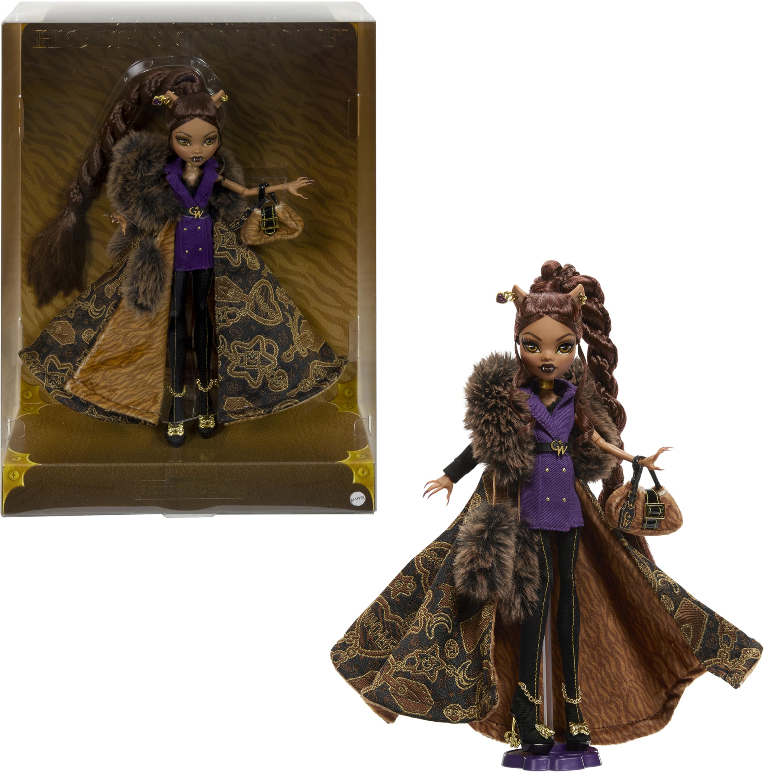 Monster High Clawdeen Wolf House of Wolf Collectible Doll - Faux Fur & Runway Fashion