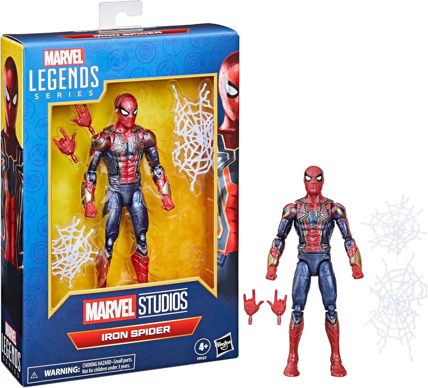 Marvel Legends Iron Spider Action Figure - Inspired by Avengers: Endgame, 6-Inch Collectible with Articulation & Web FX 7