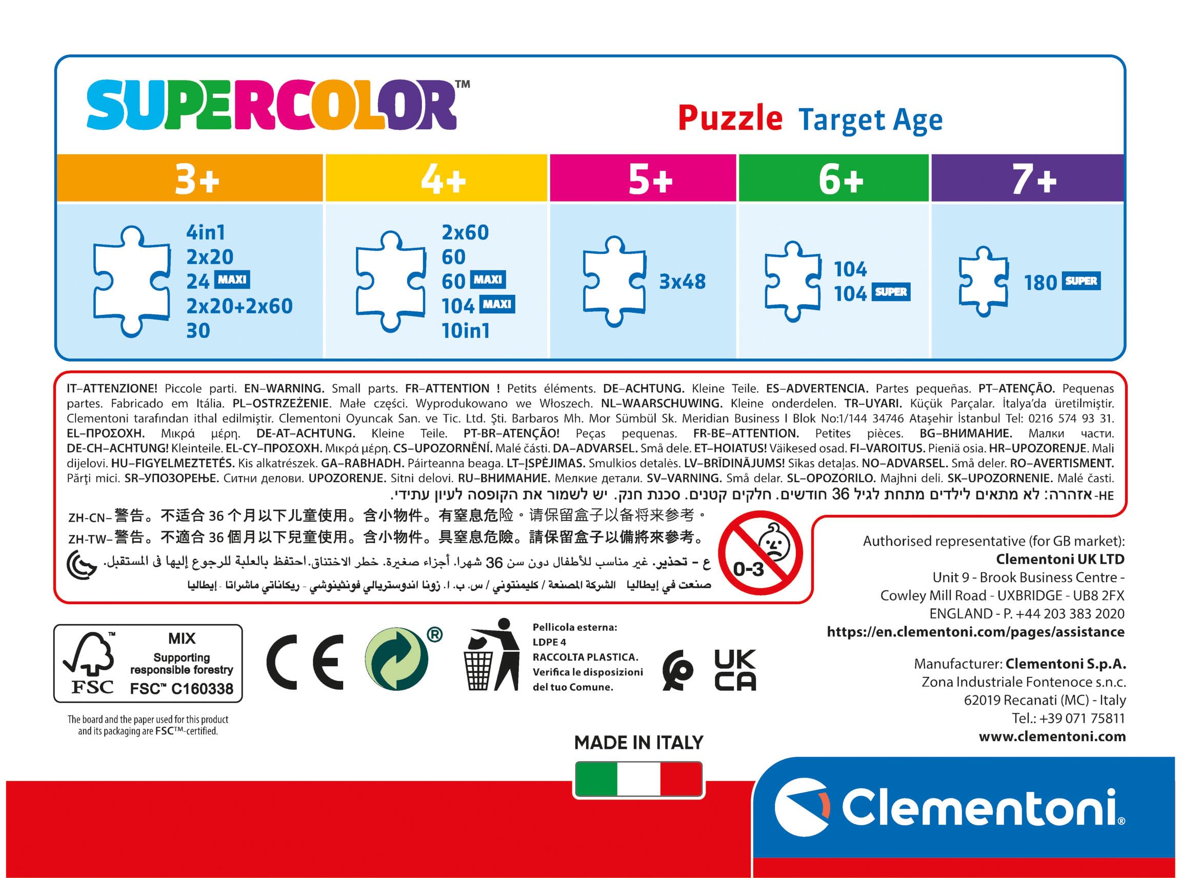 Clementoni Disney Cars 60-Piece Puzzle for Kids 7