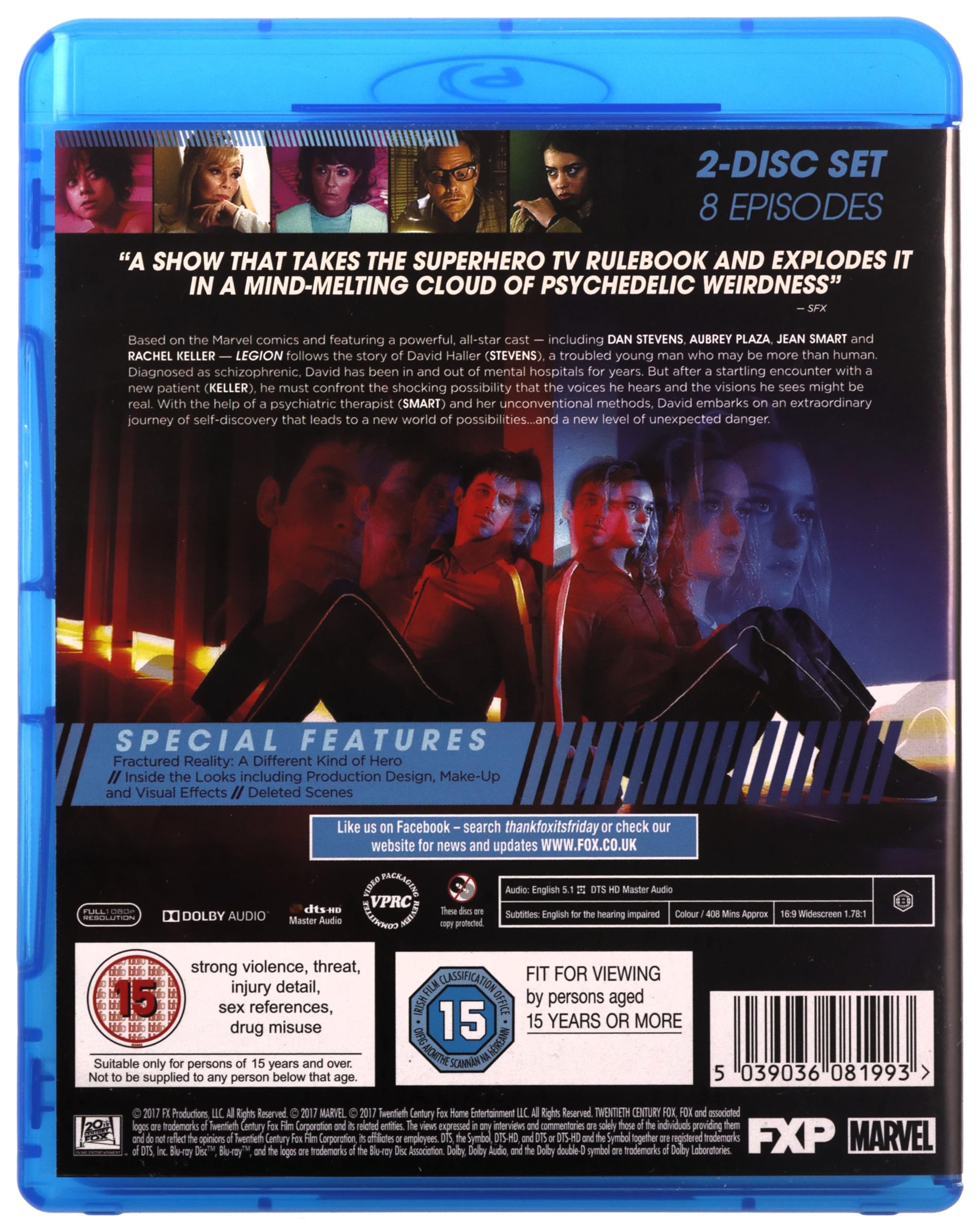 Legion: The Complete Season One - Sci-fi Thriller [Blu-ray]