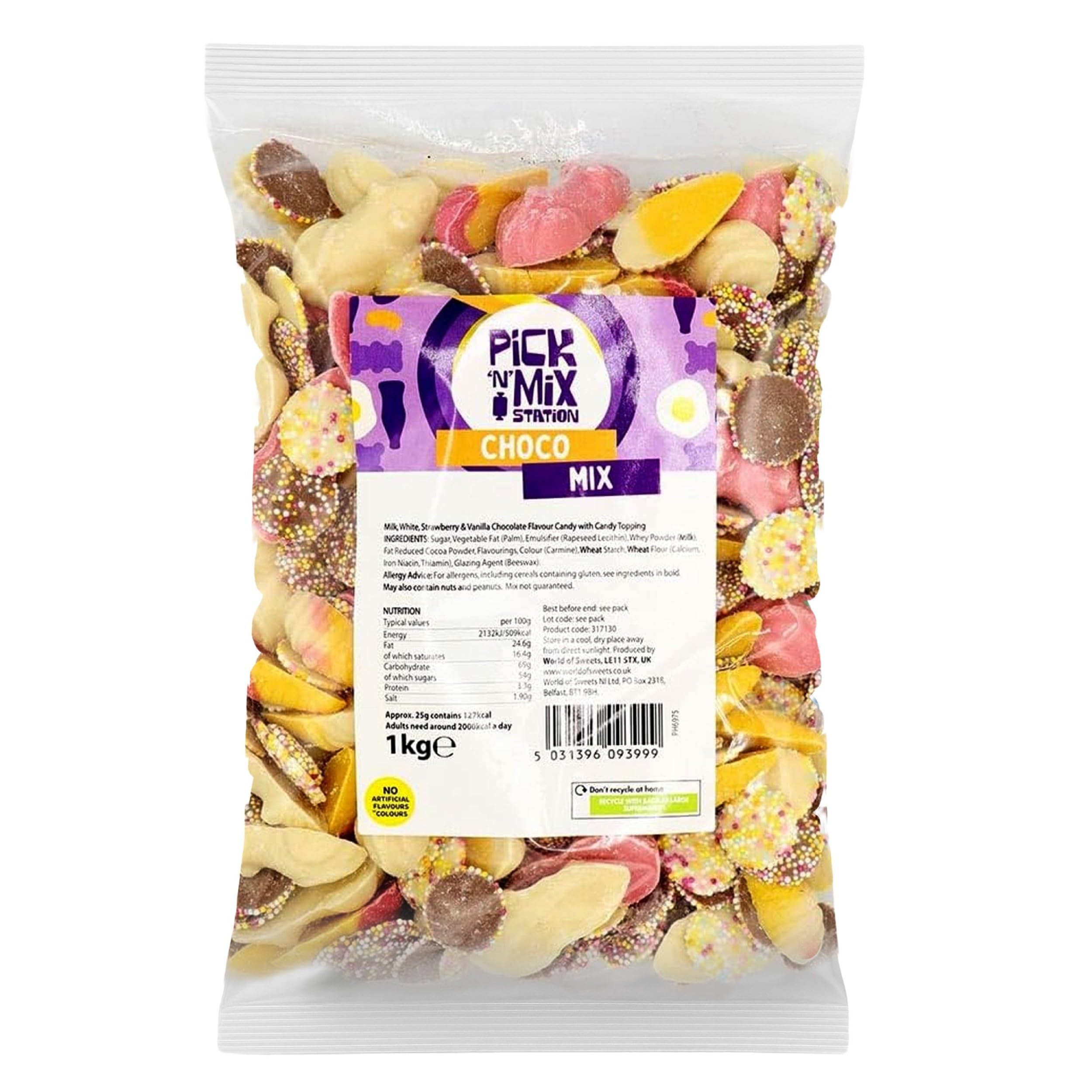 Bonds of London Pick 'n' Mix Station Choco Mix, 1kg Retro Chewy Sweets