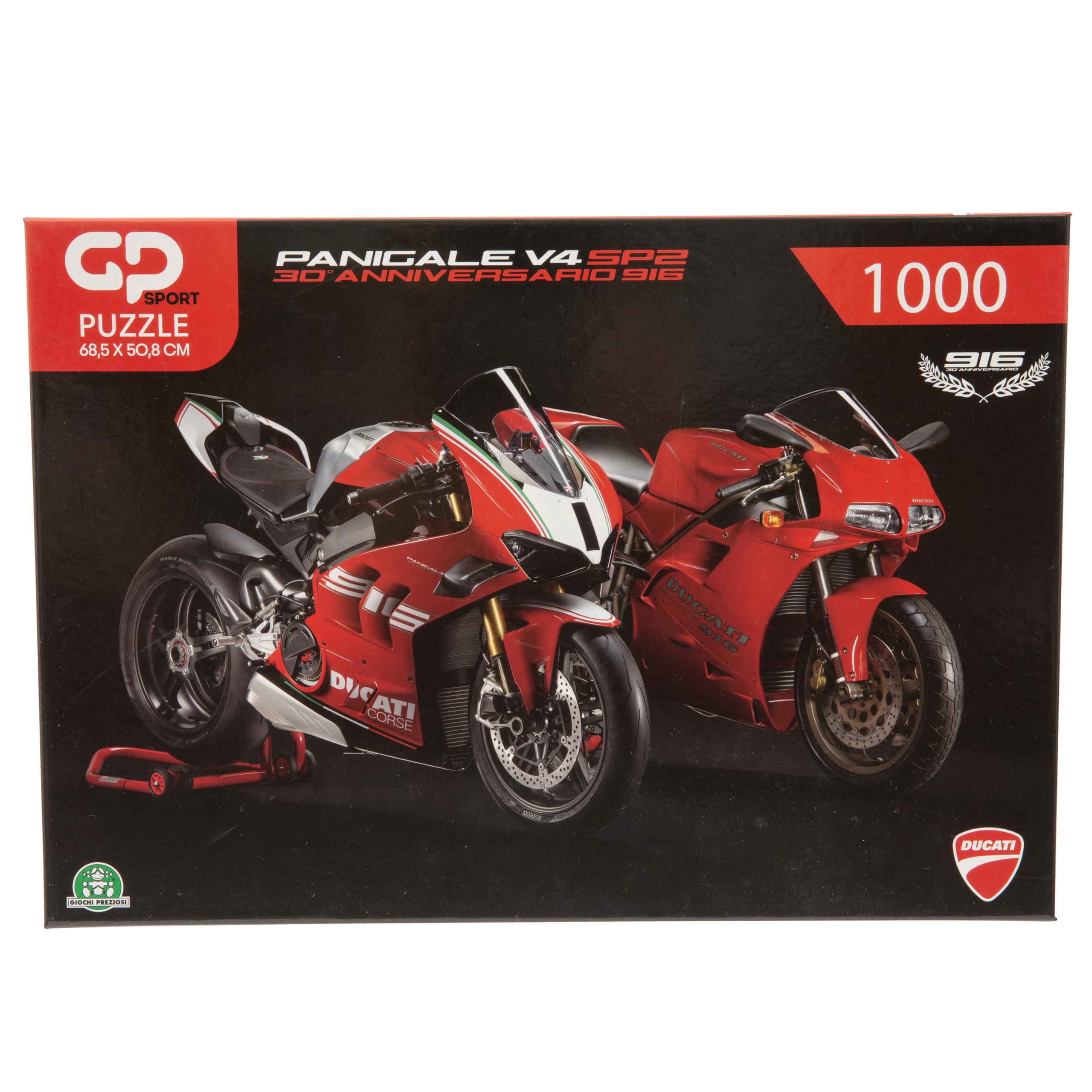 GP Sport Ducati 916 2D Jigsaw Puzzle - 1000 Pieces | 68.5 x 50.8 cm