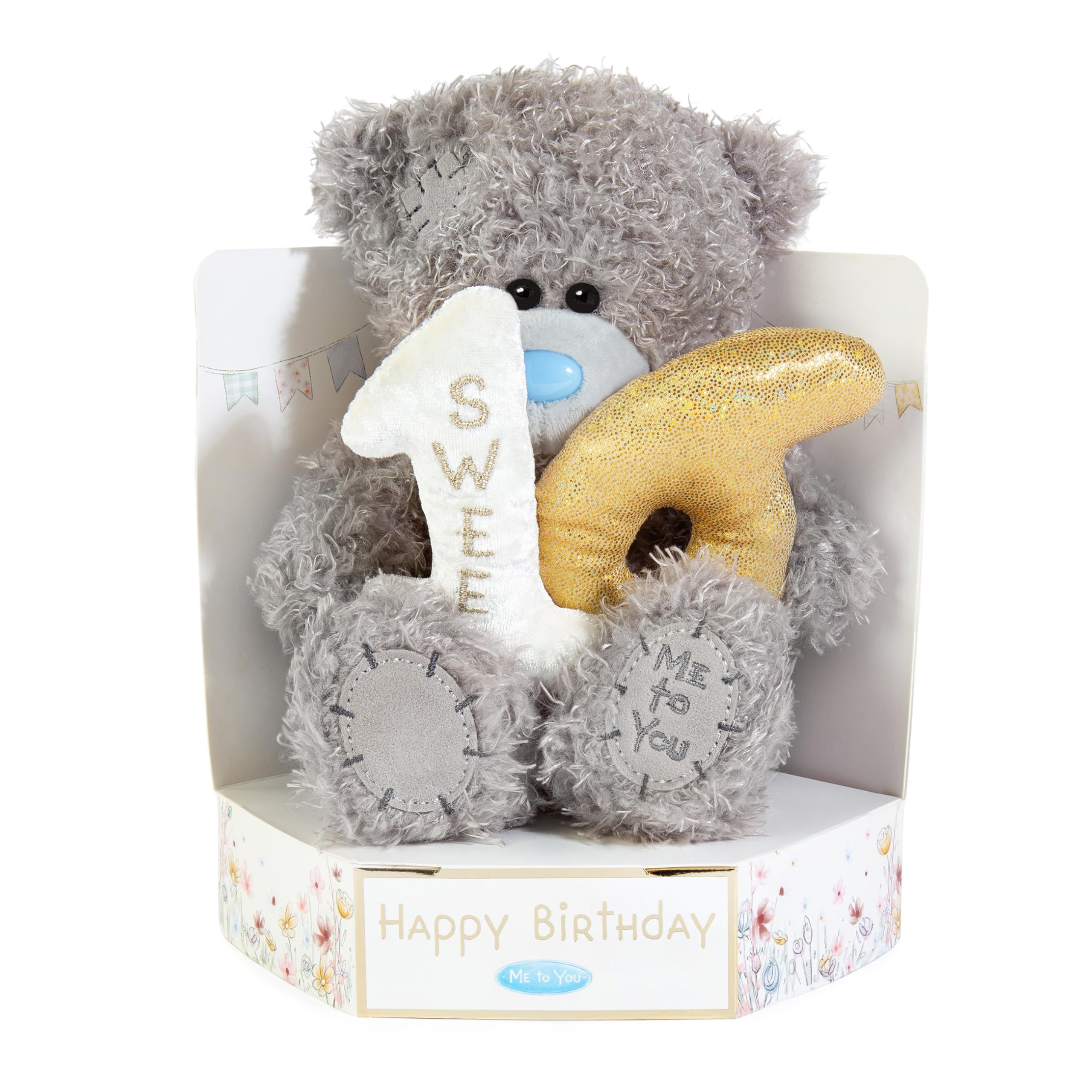 Me To You Bear Tatty Teddy 16th Birthday Plush - 15cm High | Soft Polyester | Unisex Adult