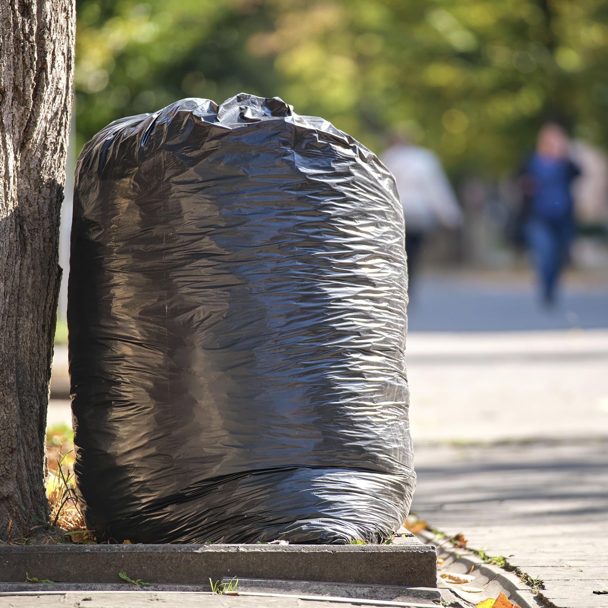 EcoBag 20 Pack Eco-Friendly Wheelie Bin Liners - 240L Heavy Duty Leak-Resistant Recycled Bin Bags 5