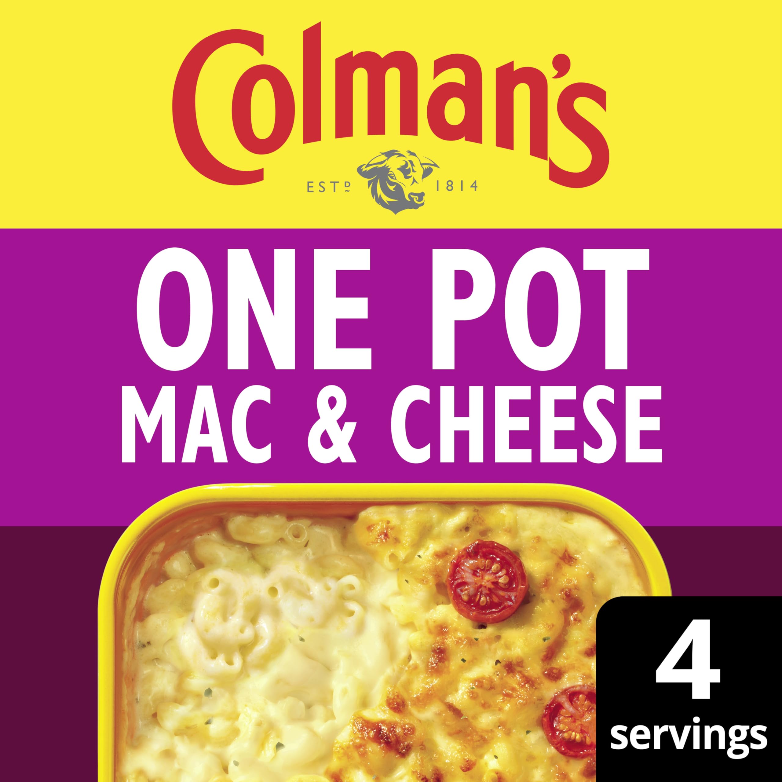 Colman's Classic Comforts One Pot Mac and Cheese Meal Maker Mix | 4 Servings | 40g 2