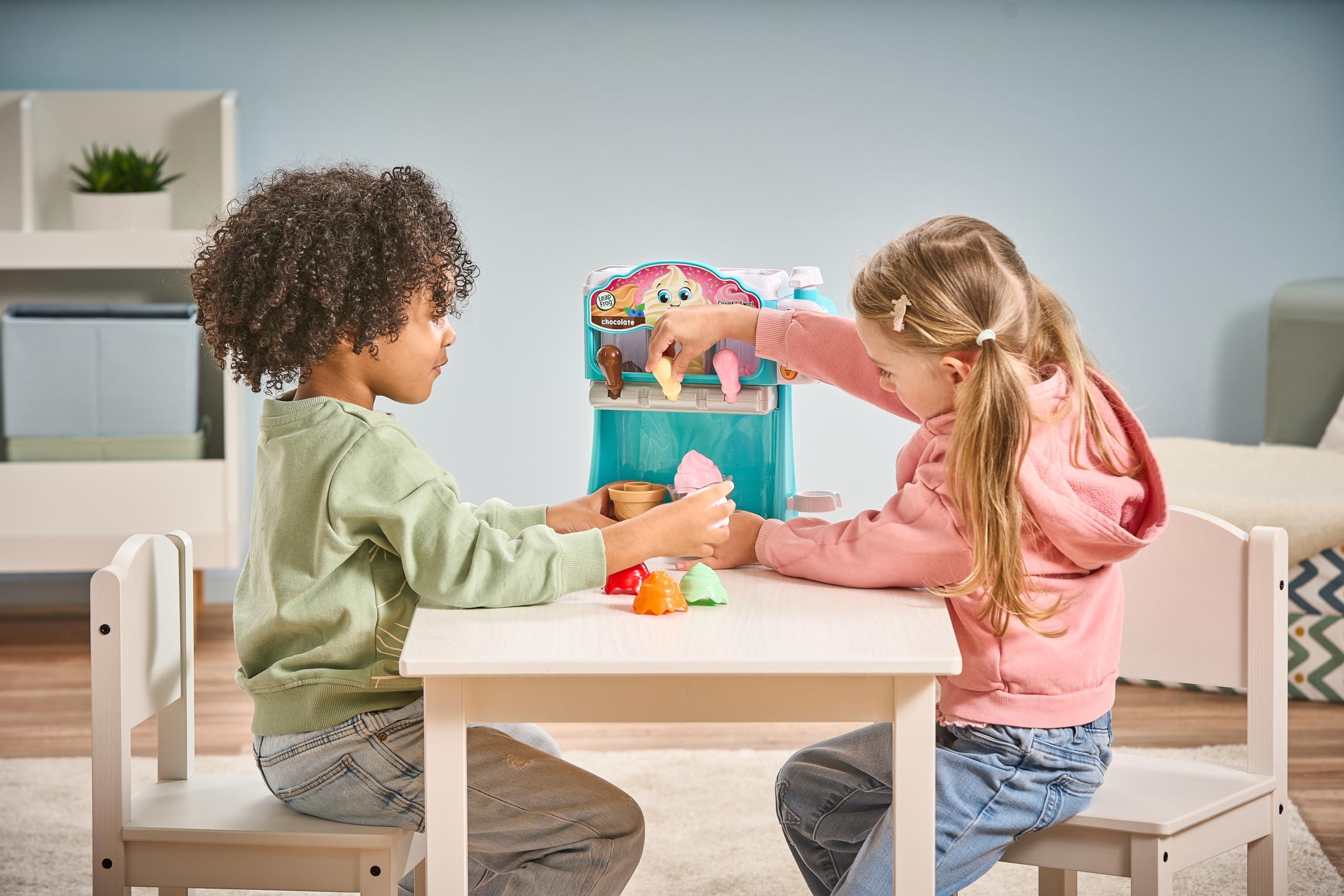 LeapFrog Count and Swirl Ice Cream Maker - Interactive Roleplay Toy for Ages 2-5 6
