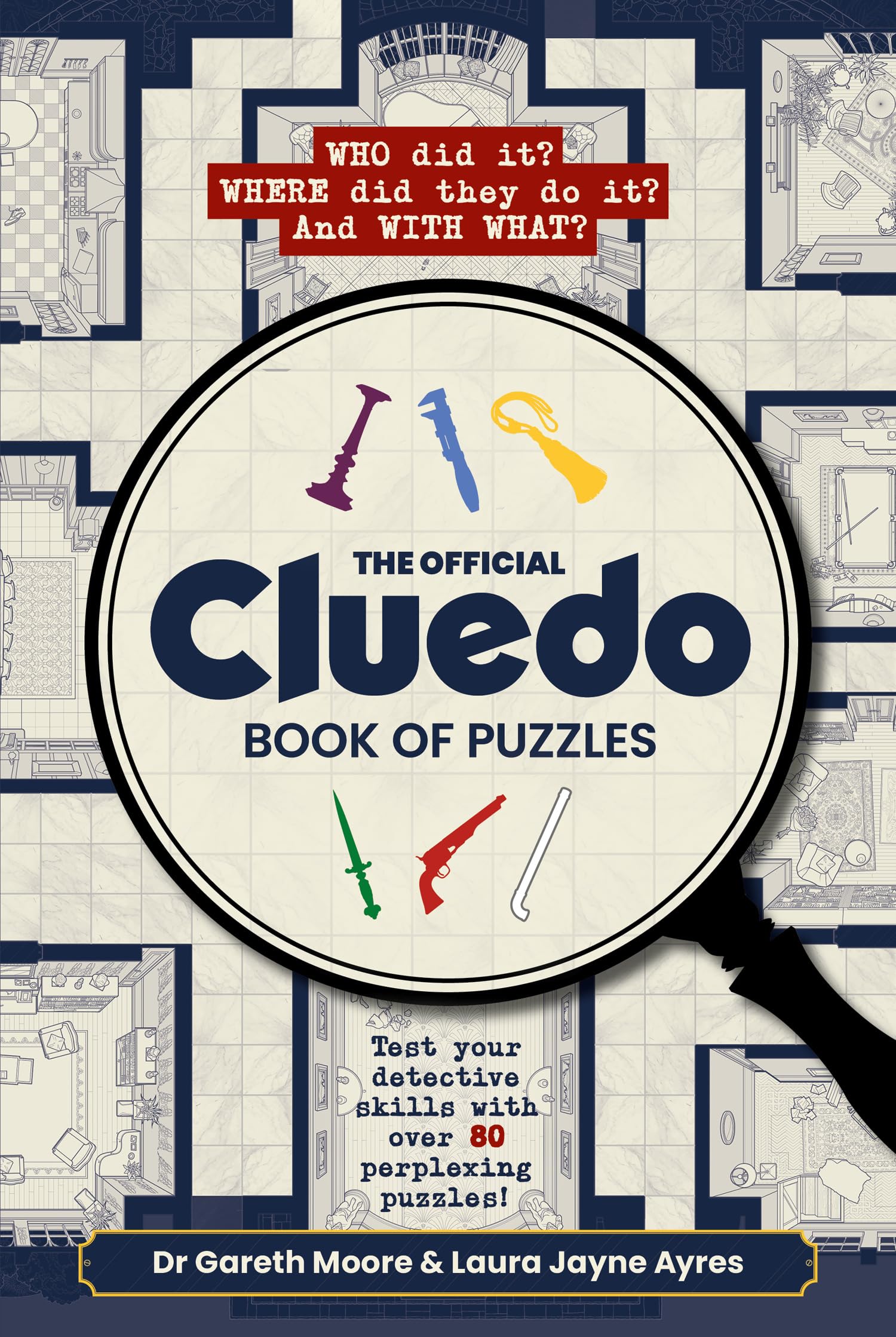 Farshore Cluedo Book of Puzzles - 80 Themed Activities for Memory Improvement | Paperback