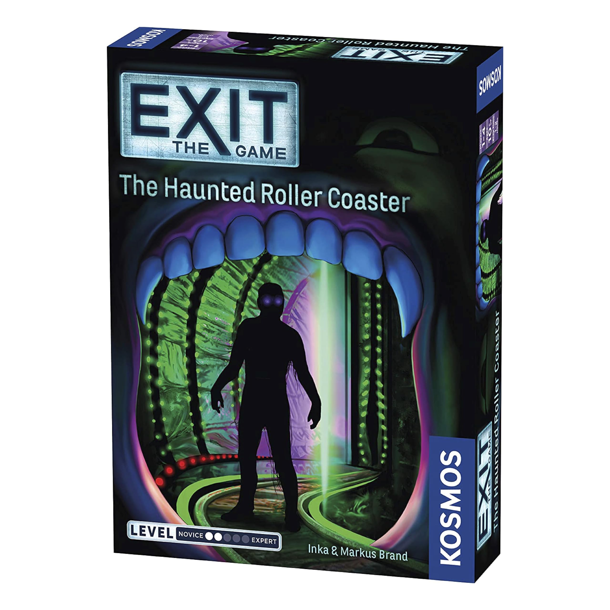 Thames & Kosmos EXIT: The Haunted Roller Coaster Escape Room Game | Level 2/5 | 1-4 Players | Ages 10+