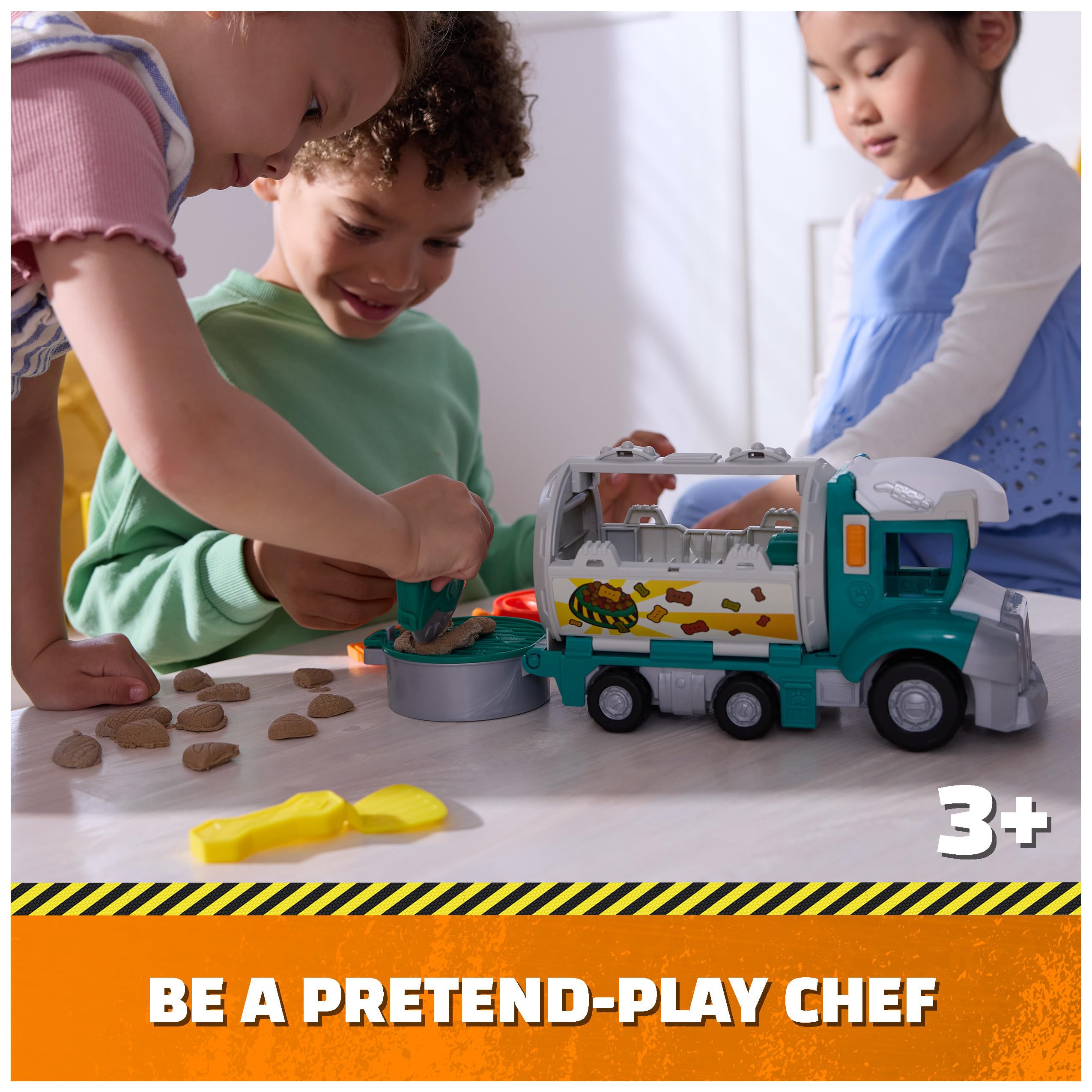 Rubble and Crew Growlin’ Grub Food Truck Playset - Construction & Kitchen Toy for Ages 3+