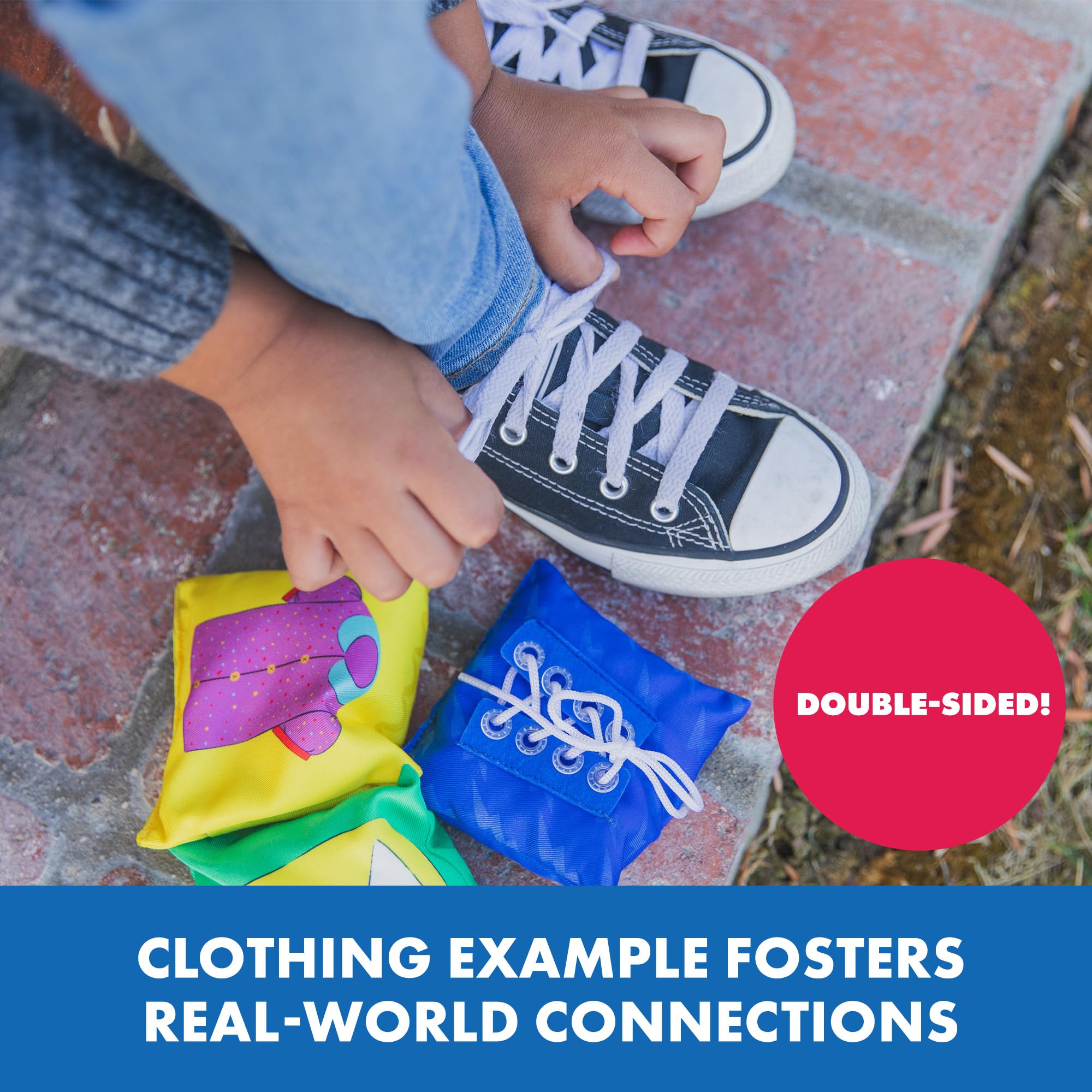 Learning Resources Dressing Skills Bean Bags - Educational Sensory Toys for Toddlers 3+ 3