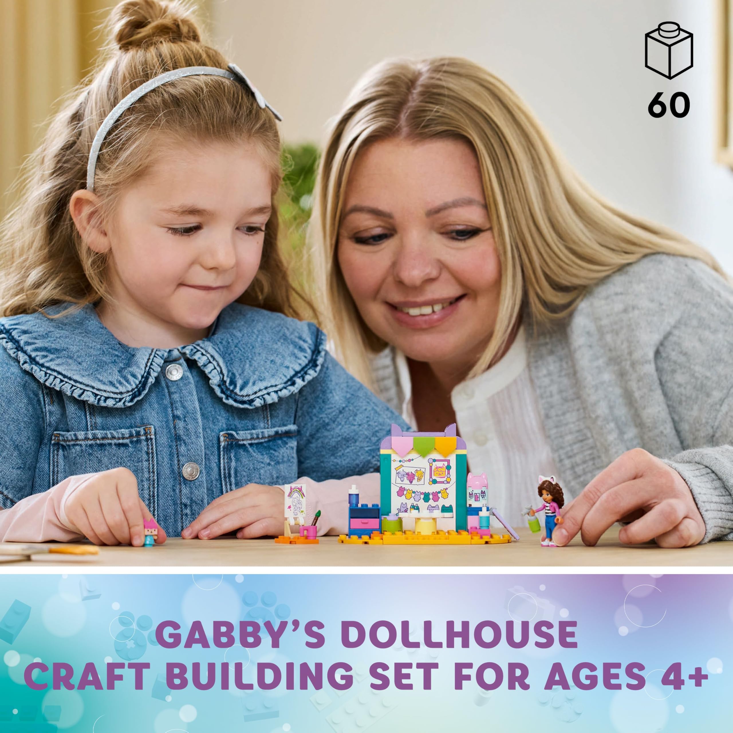 LEGO Gabby’s Dollhouse Crafting with Baby Box Building Set for Kids 4+ 8