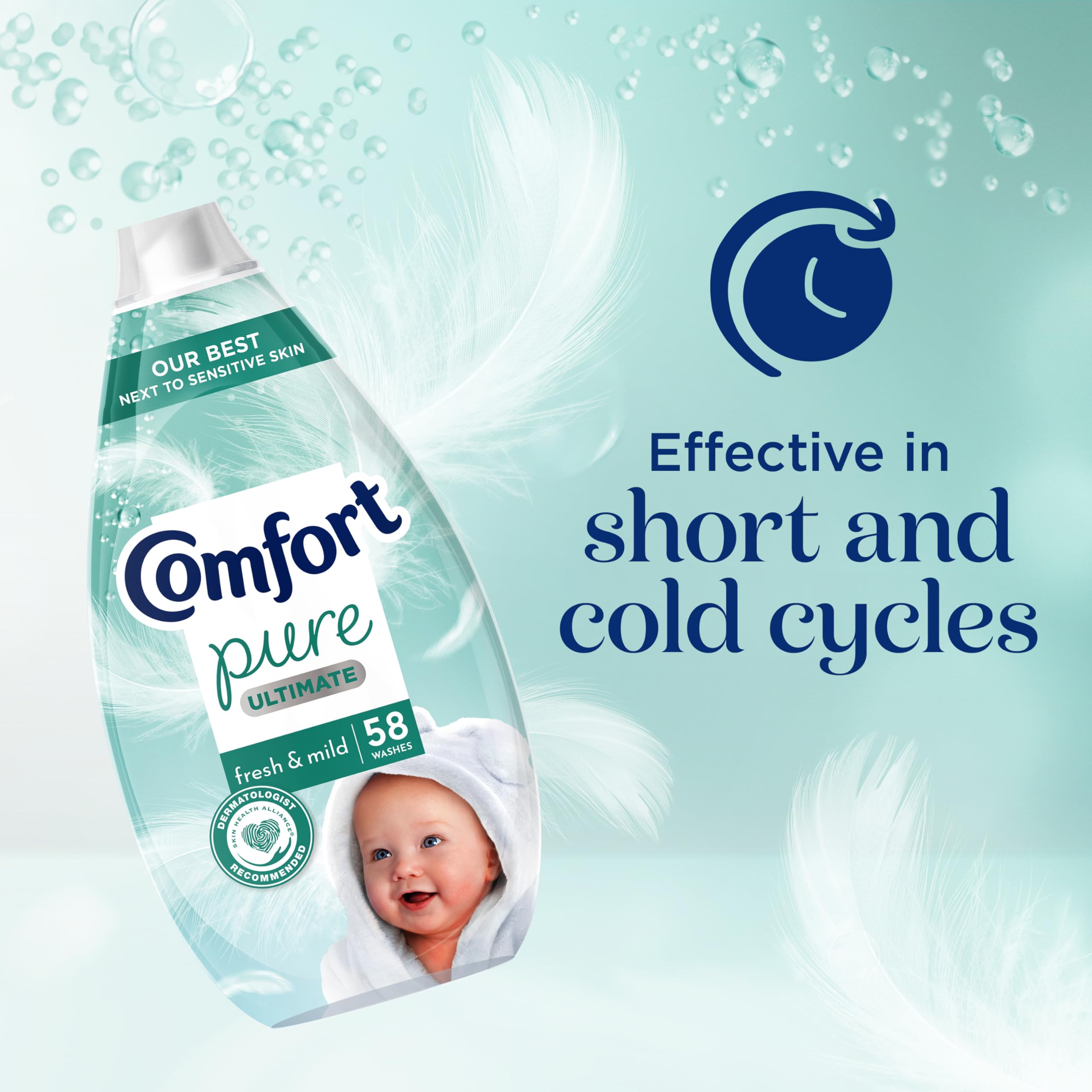 Comfort - Pure Ultimate Fresh & Mild Ultra Concentrated Fabric Conditioner 3