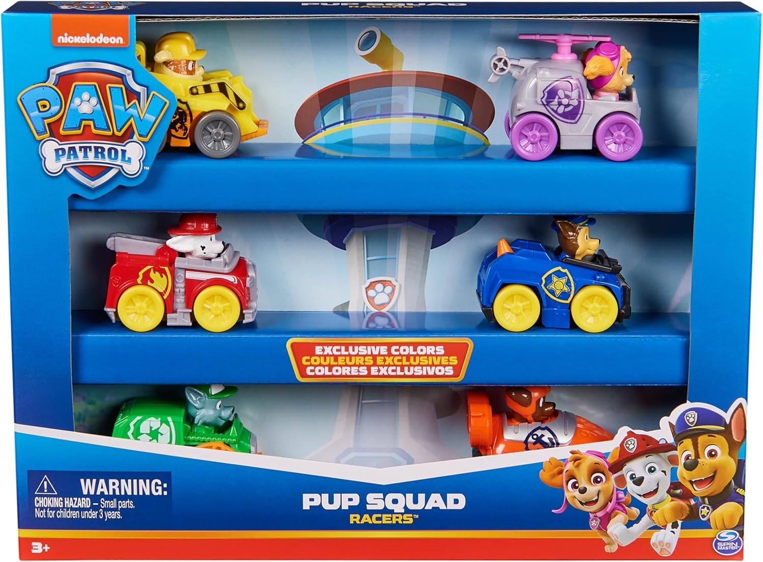 Paw Patrol: Pup Squad Racers 6-Piece Vehicle Gift Set - Action-Packed Toy Cars for Kids 5