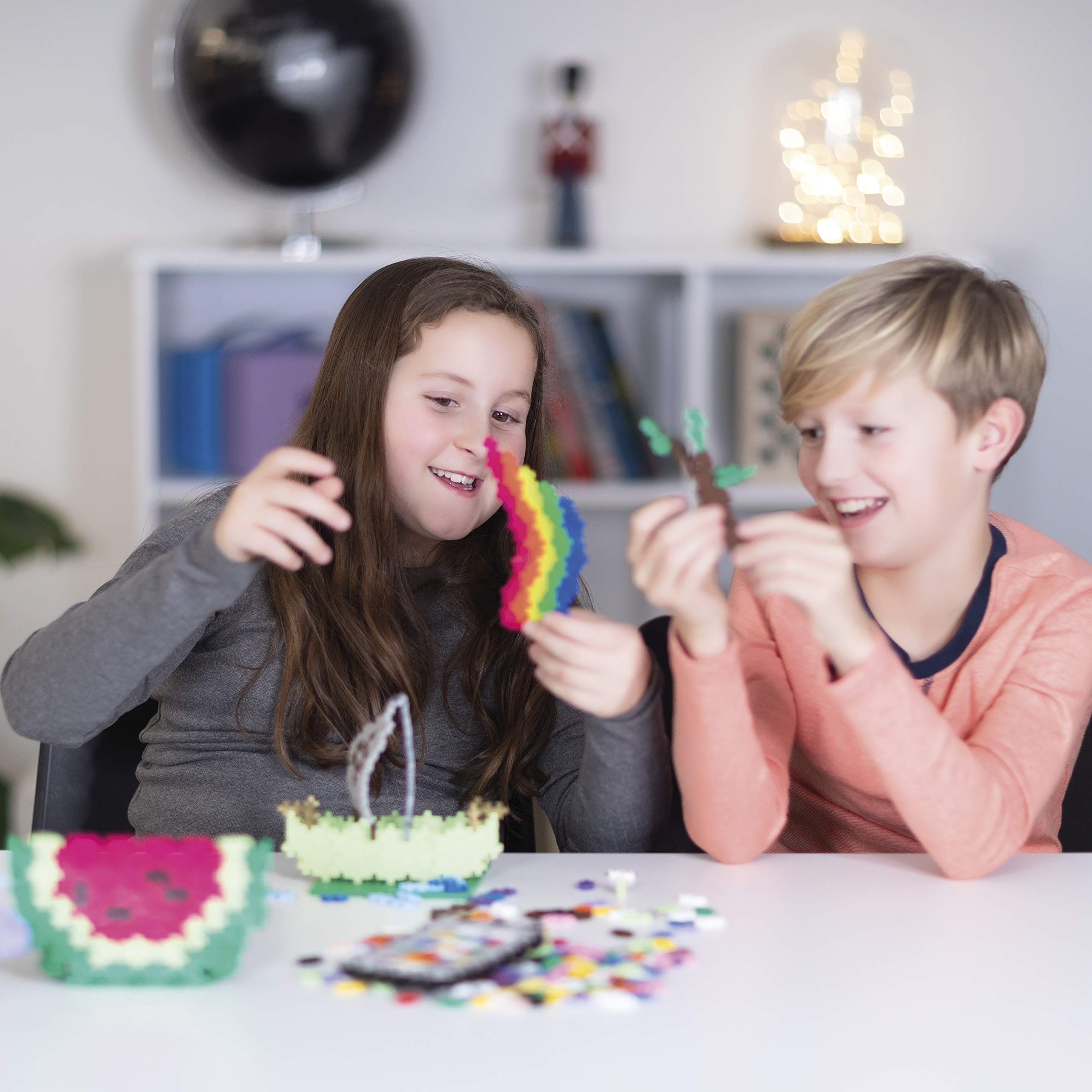 Plus-Plus 12 x 12 cm Base Plate Duo Pack - Building Toy for Kids 5+ 7