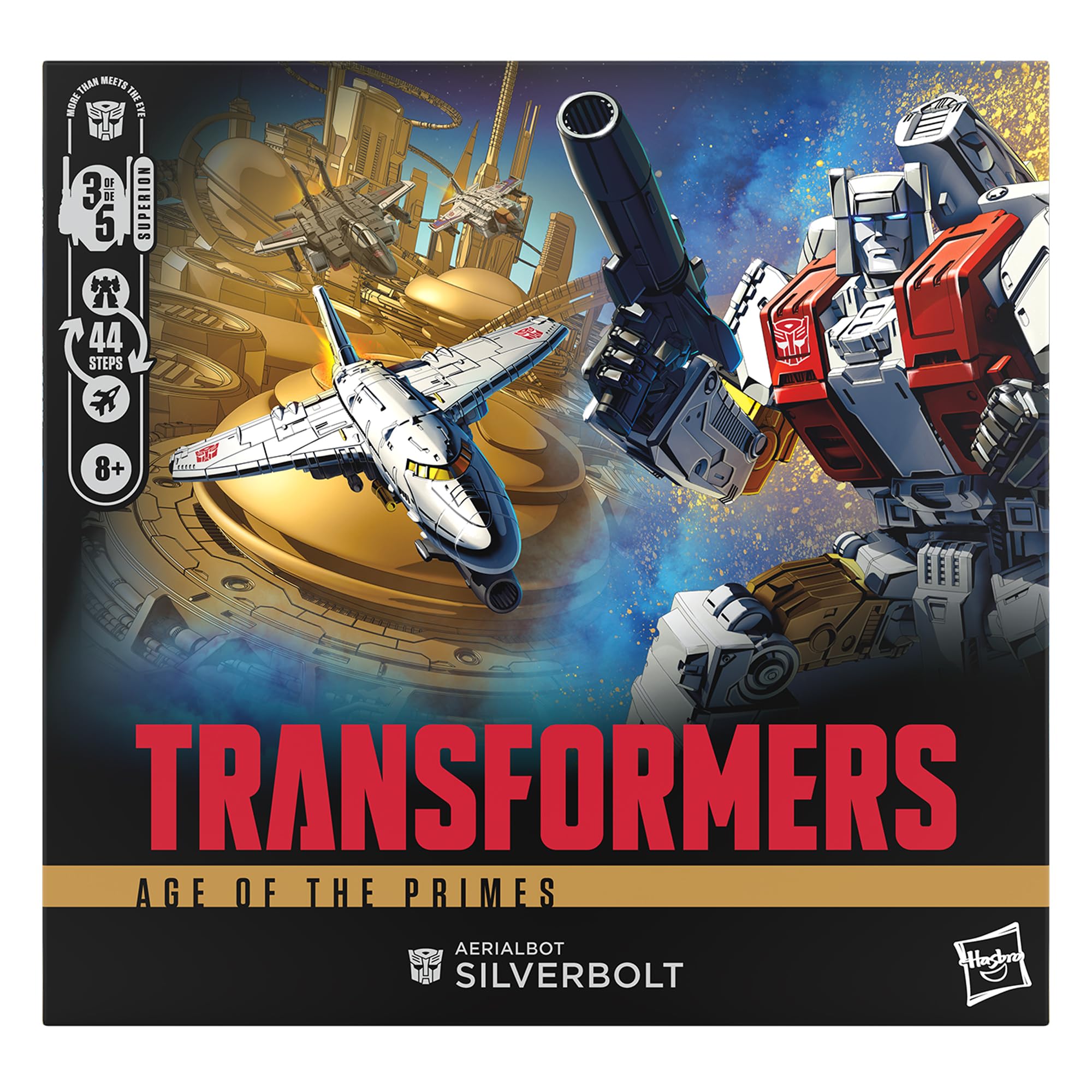 Transformers Age of the Primes Commander Class Aerialbot Silverbolt Action Figure | 17.5 cm | Ages 8+ 6