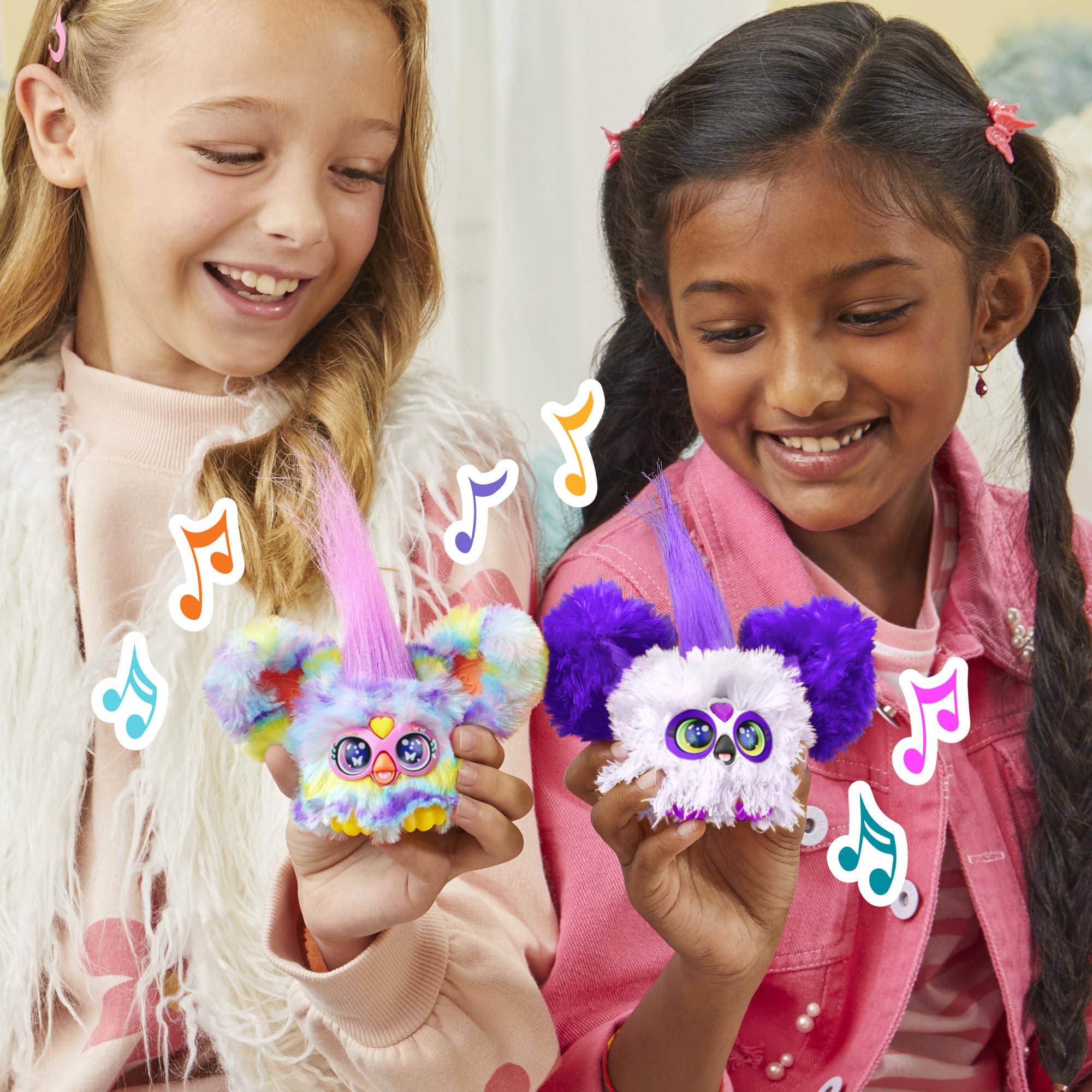 Furby Swee-Dee Spring Mini Plush Interactive Toy with Sounds and Music 16