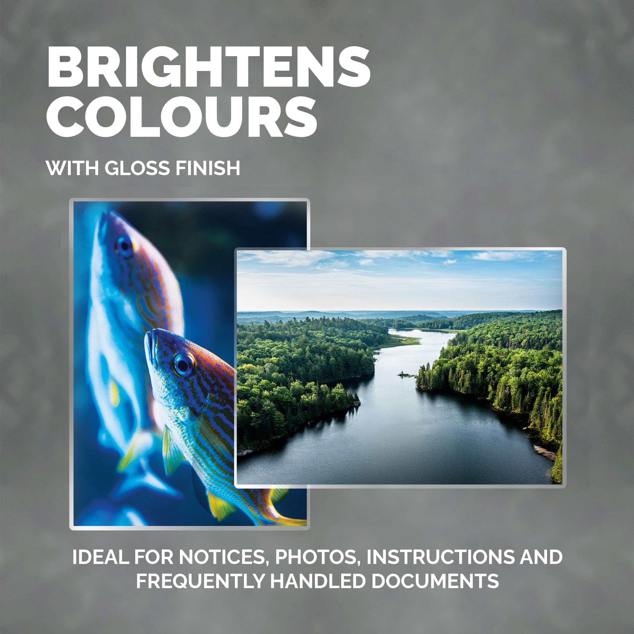 Fellowes Apex A4 Light Duty Laminating Pouches - Gloss Finish | 80 Micron | Pack of 100 5