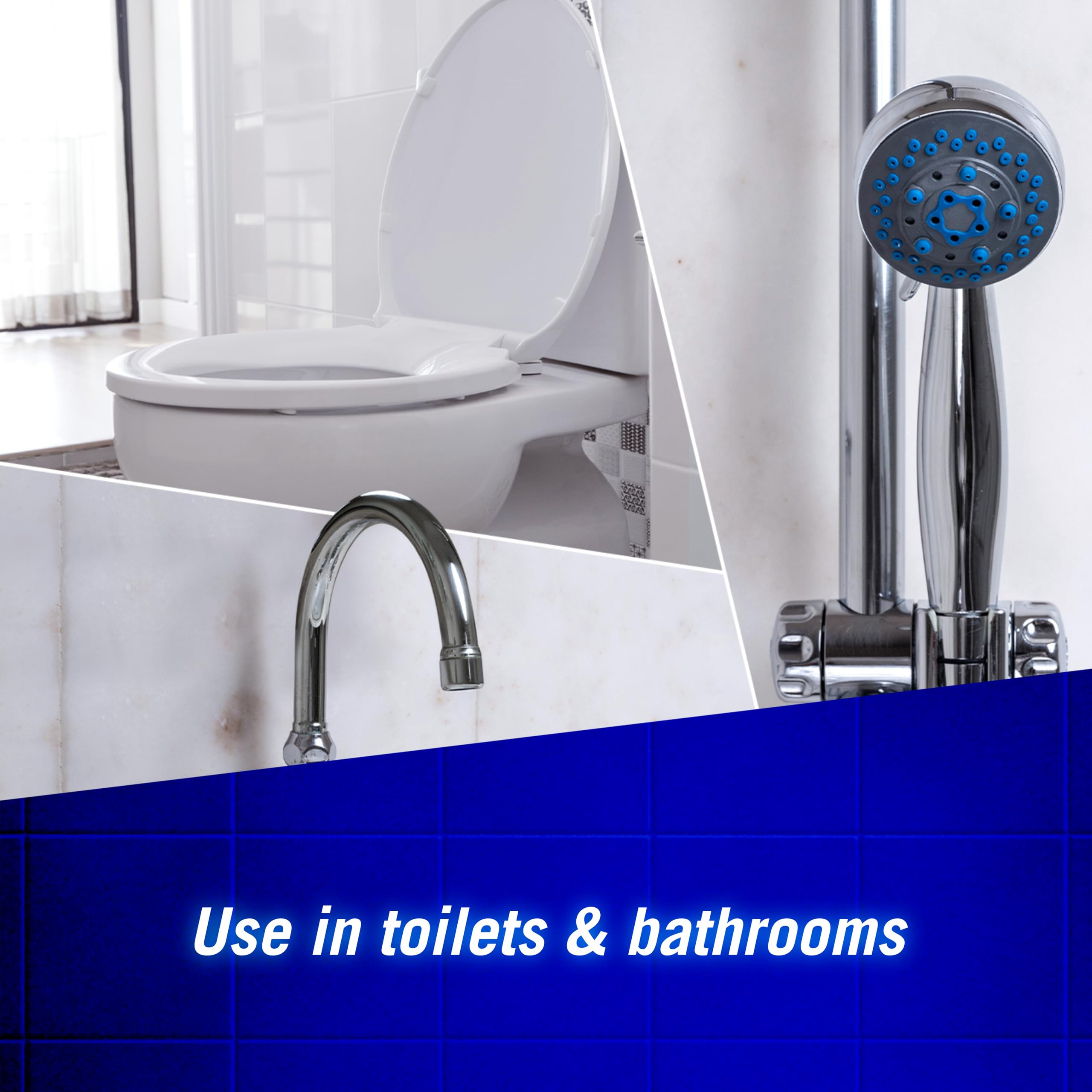 Domestos Mint Boost Bleach Foam Cleaner Spray for Toilet & Bathroom Surfaces 450 ml 3