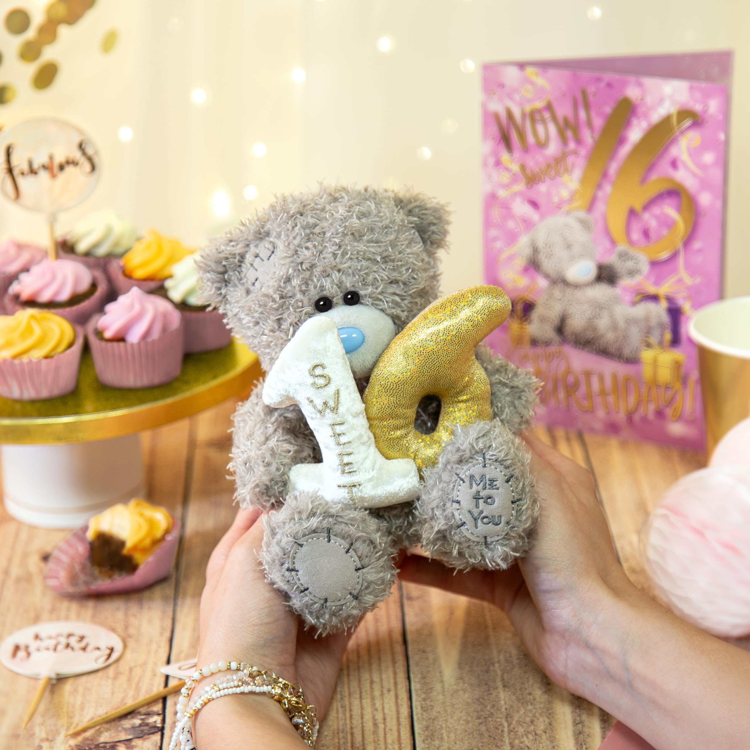 Me To You Bear Tatty Teddy 16th Birthday Plush - 15cm High | Soft Polyester | Unisex Adult