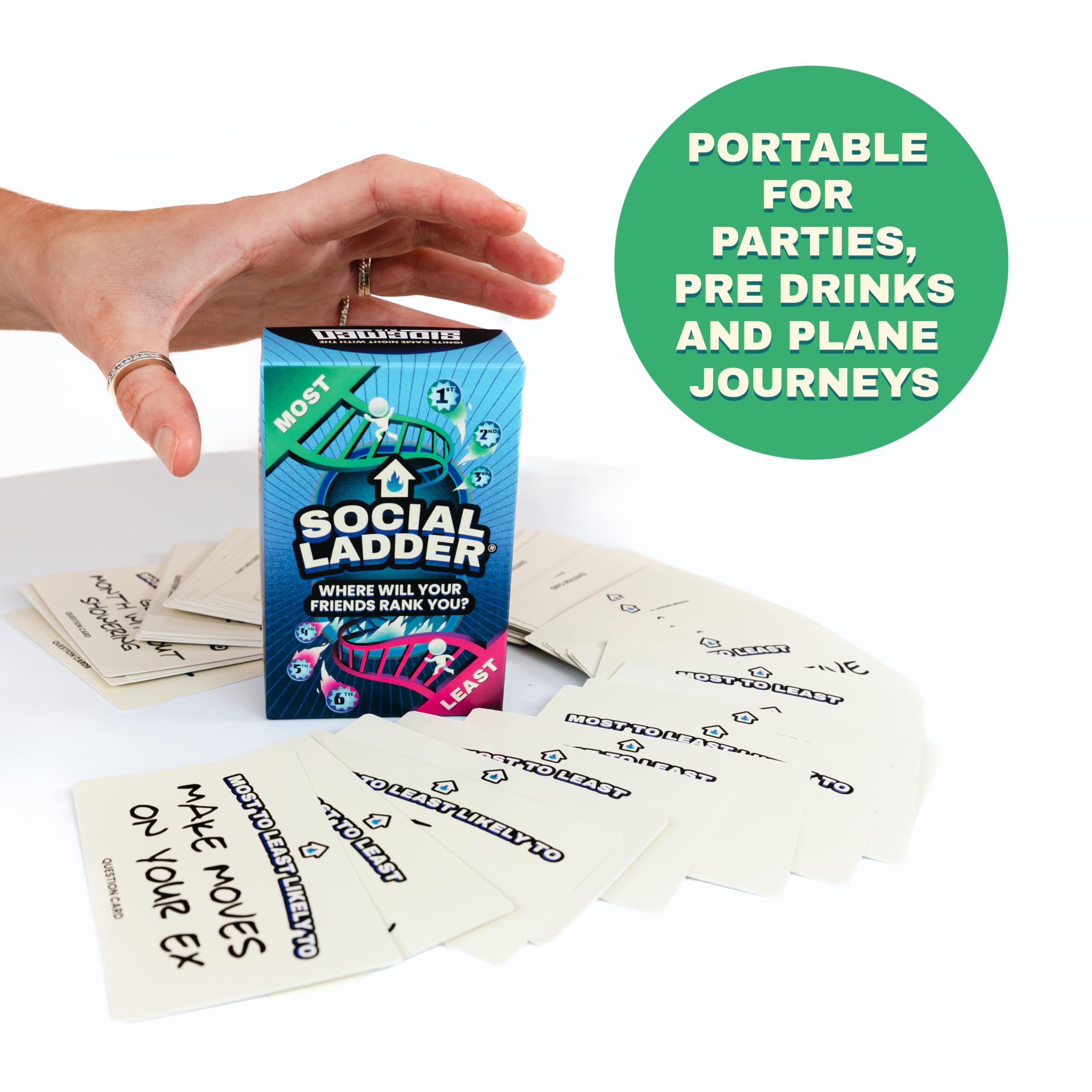 Sidemen SOCIAL LADDER Card Game | Fun Rating Party Game for Friends 10
