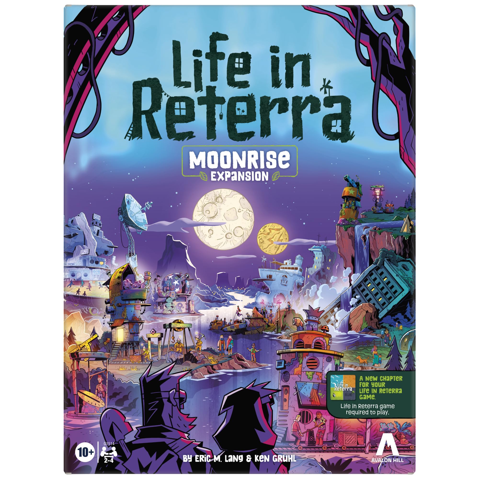 Hasbro Gaming Life in Reterra Moonrise Expansion Board Game