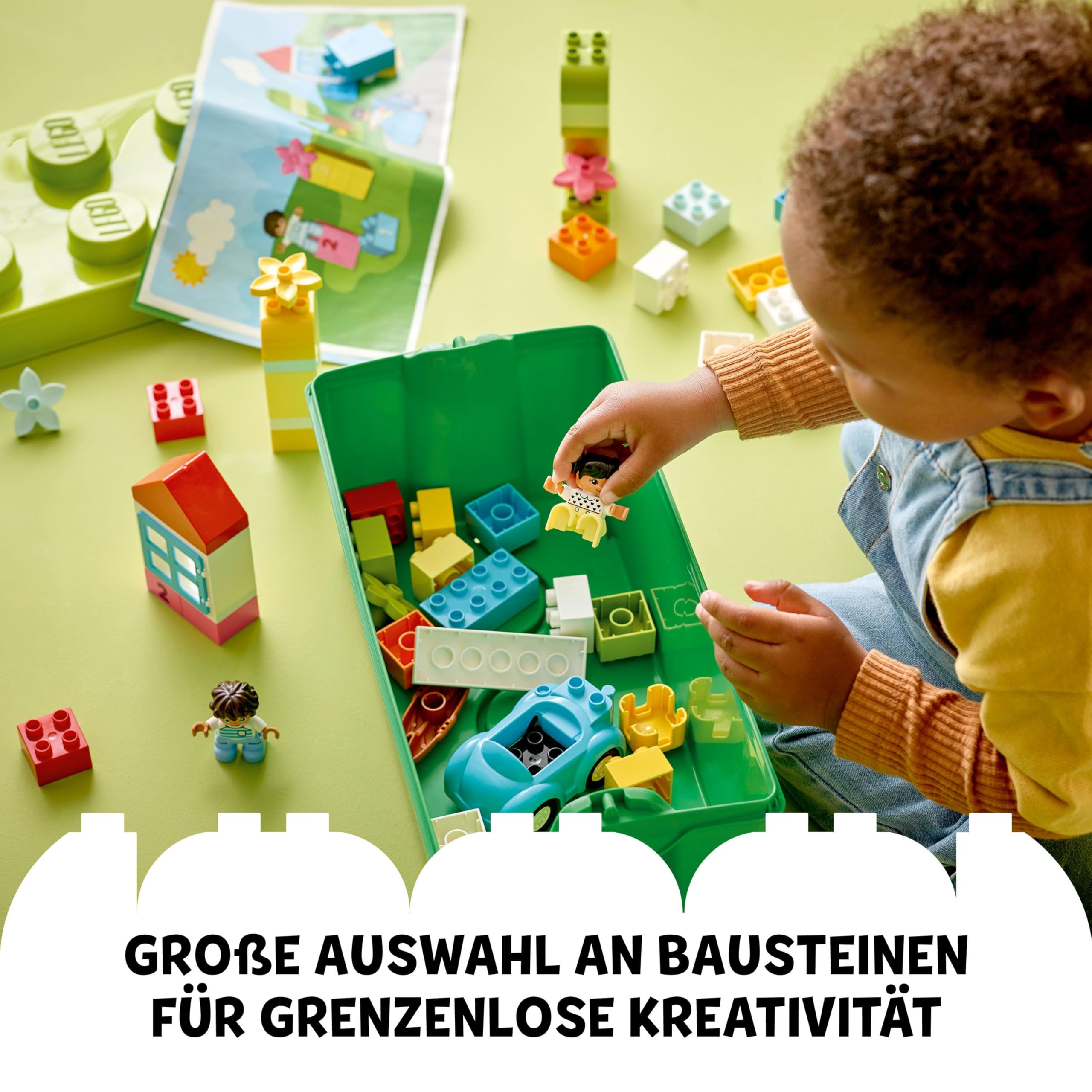 LEGO DUPLO Classic Brick Box 10913 - Educational Building Set for Toddlers 18 Months+ 4