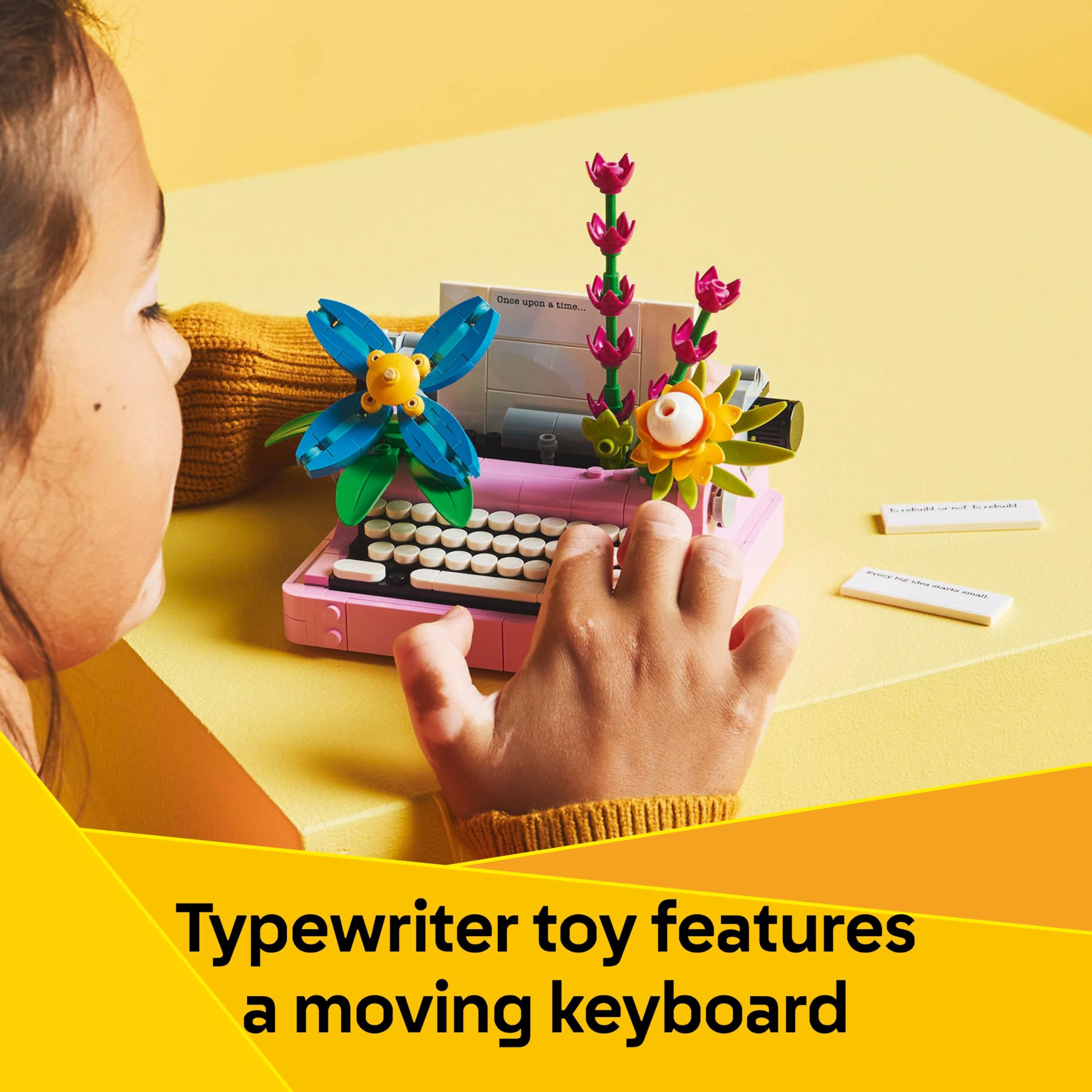 LEGO Creator 3in1 Typewriter with Flowers Toy Set 31169 | Ages 8+ | 3 Models in 1 4