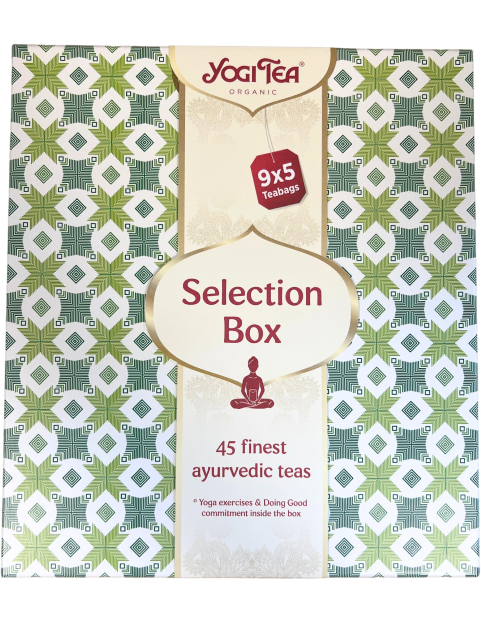 YOGI TEA - Yoga Selection Box Organic Herbal Tea Multipack with 45 Tea Bags